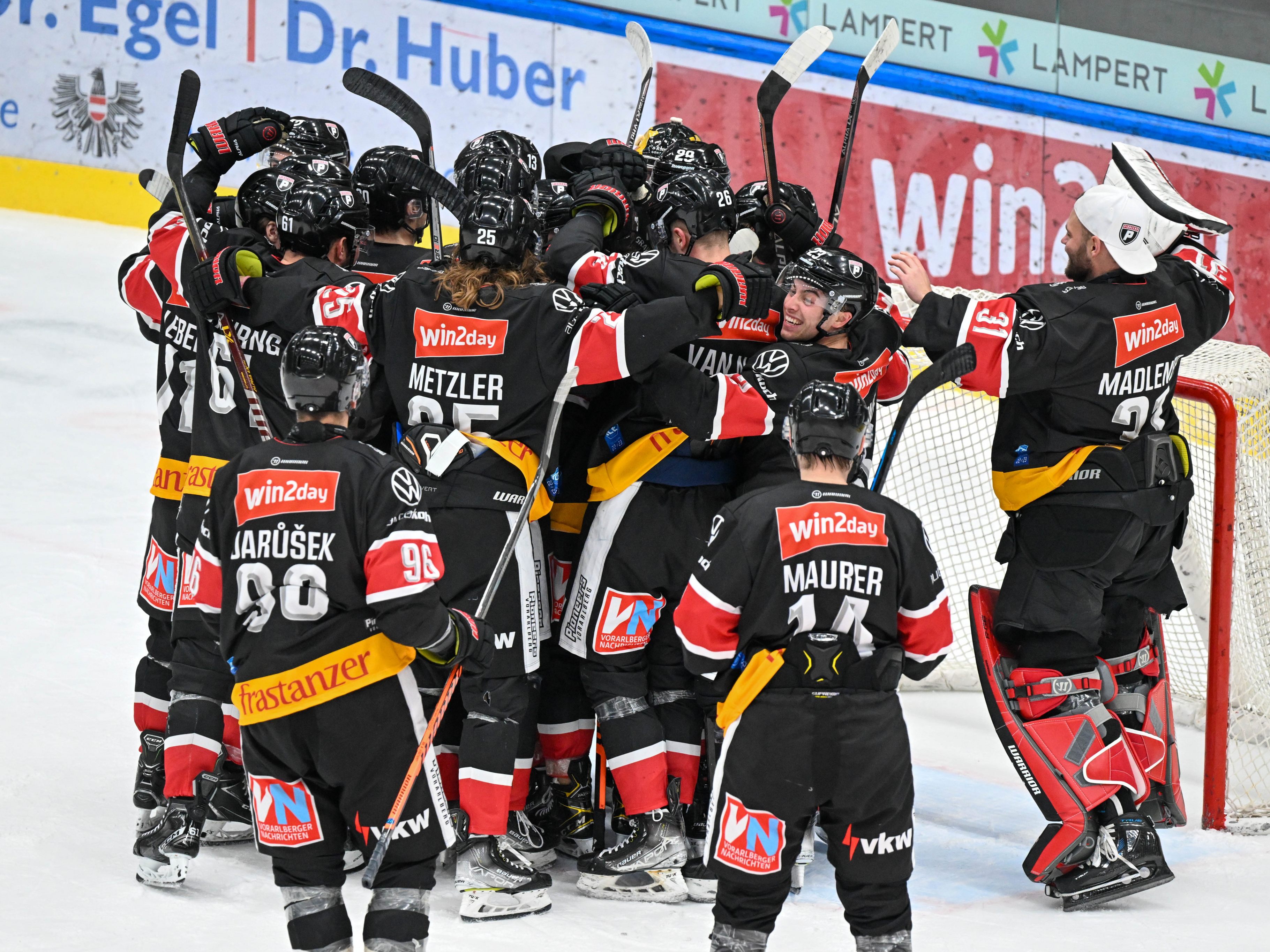 Wie schon gegen Salzburg durften die Pioneers auch heute gegen den KAC jubeln.