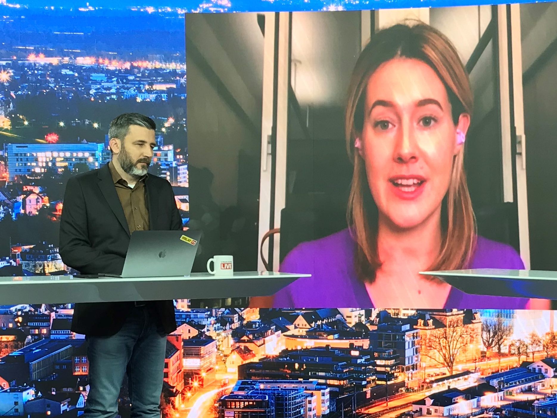 Claudia Gamon und Pascal Pletsch sprachen über den EU-Korruptionsskandal.