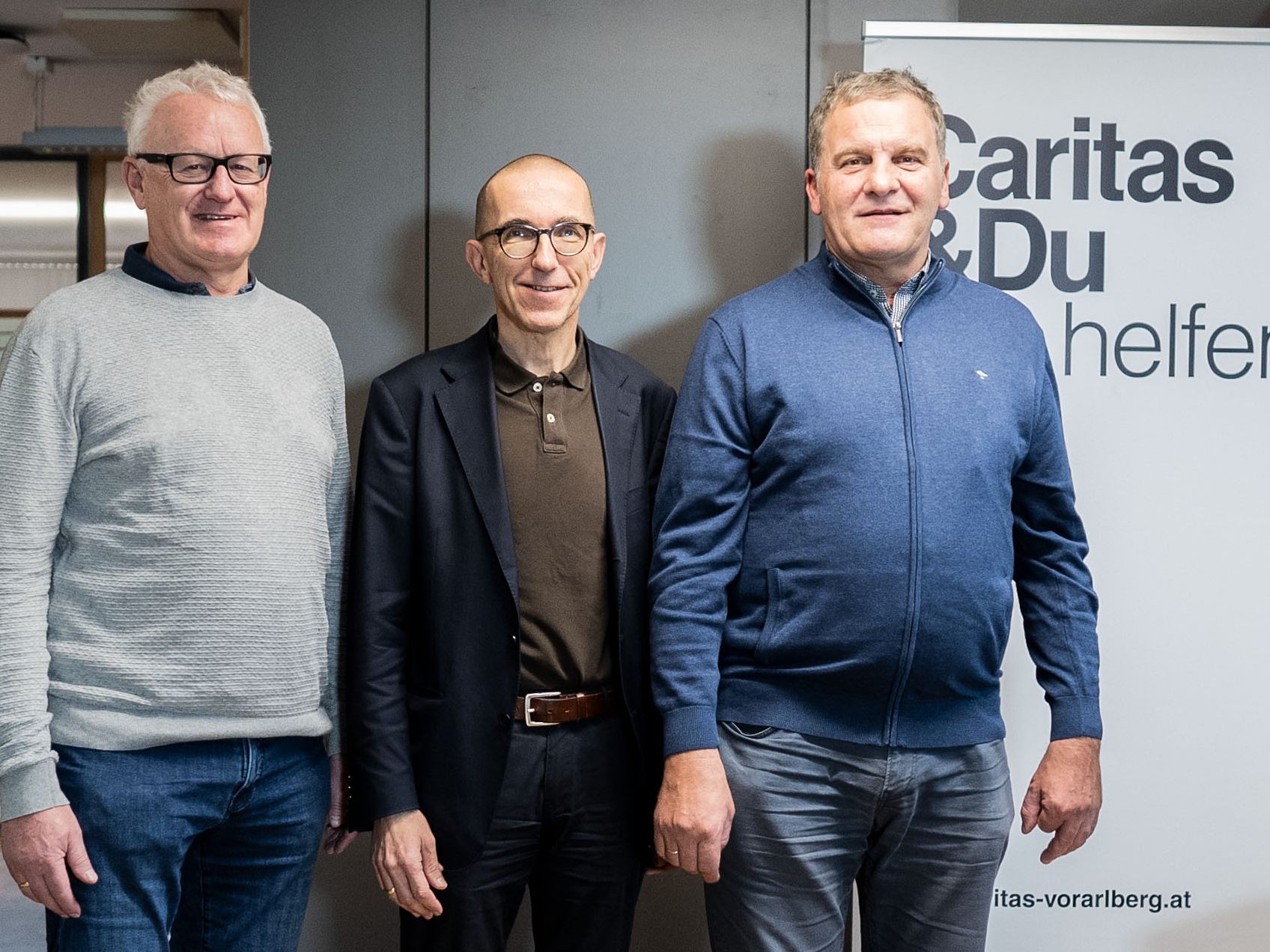Alois Metzler, Walter Schmolly und Josef Helbok. Alois Metzler, Walter Schmolly und Josef Helbok.