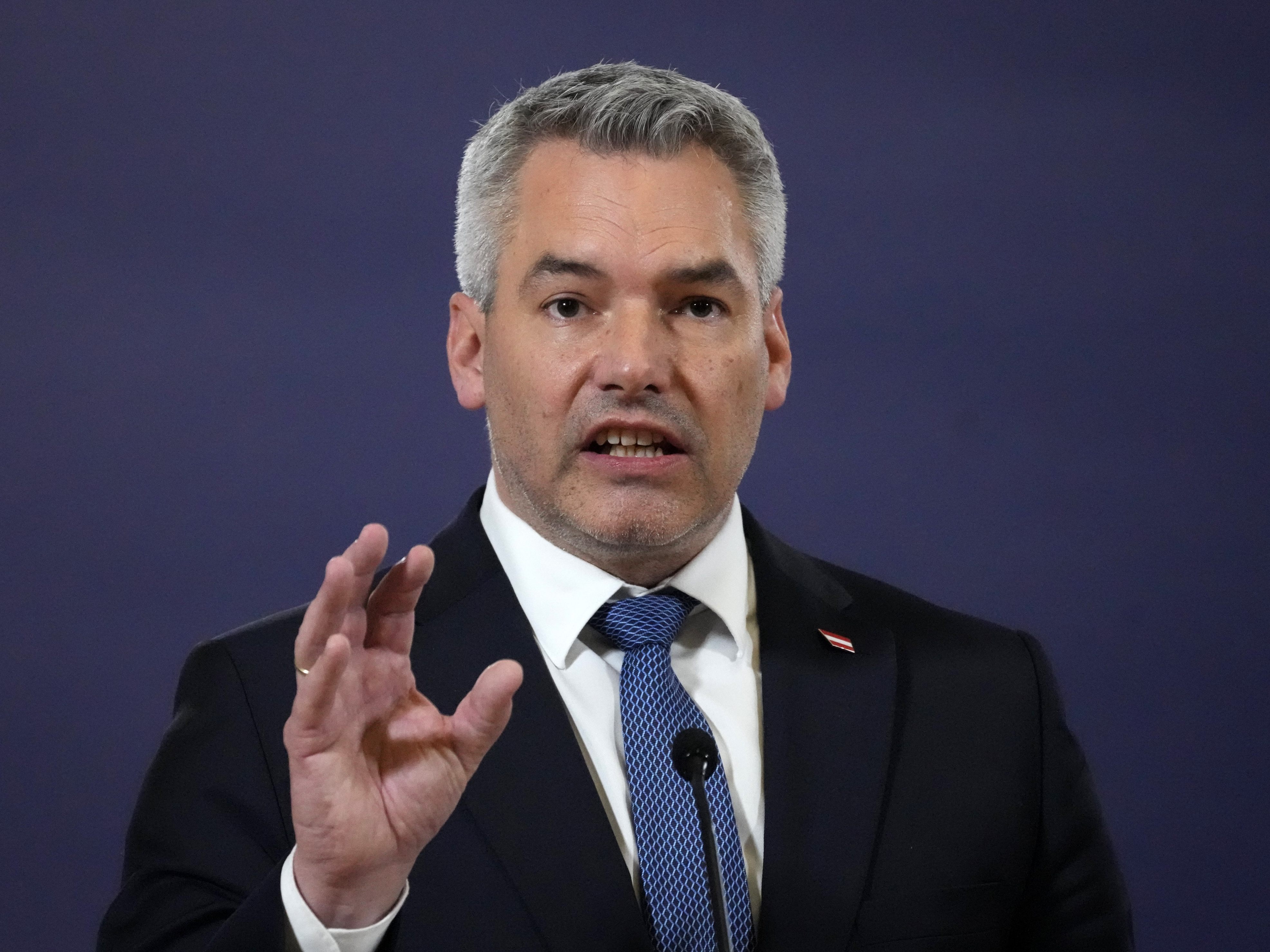 Niedermayr: Wechsel in Privatwirtschaft. Im Bild: Bundeskanzler Nehammer.