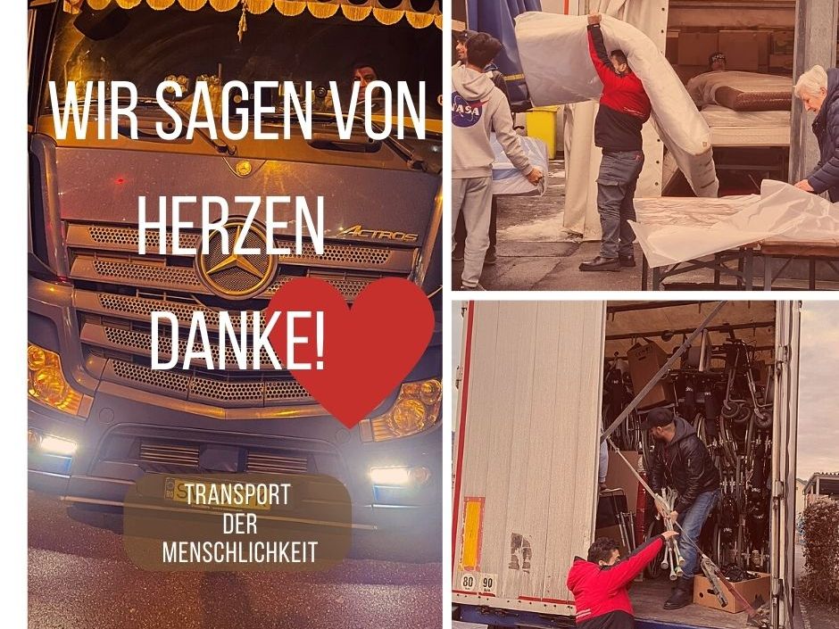 Überwältigende Menschlichkeit