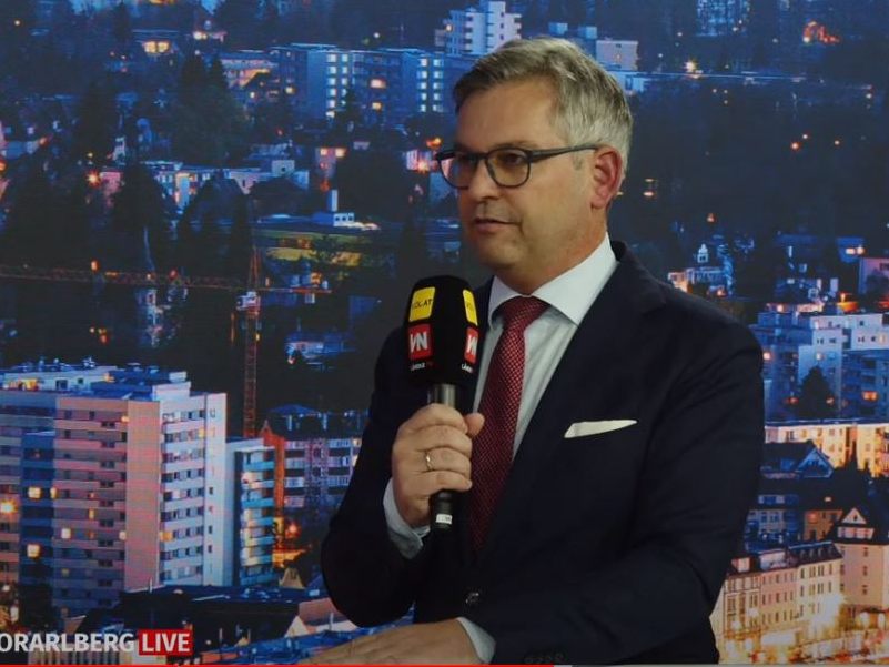 Magnus Brunner bei "Vorarlberg LIVE". Magnus Brunner bei "Vorarlberg LIVE".