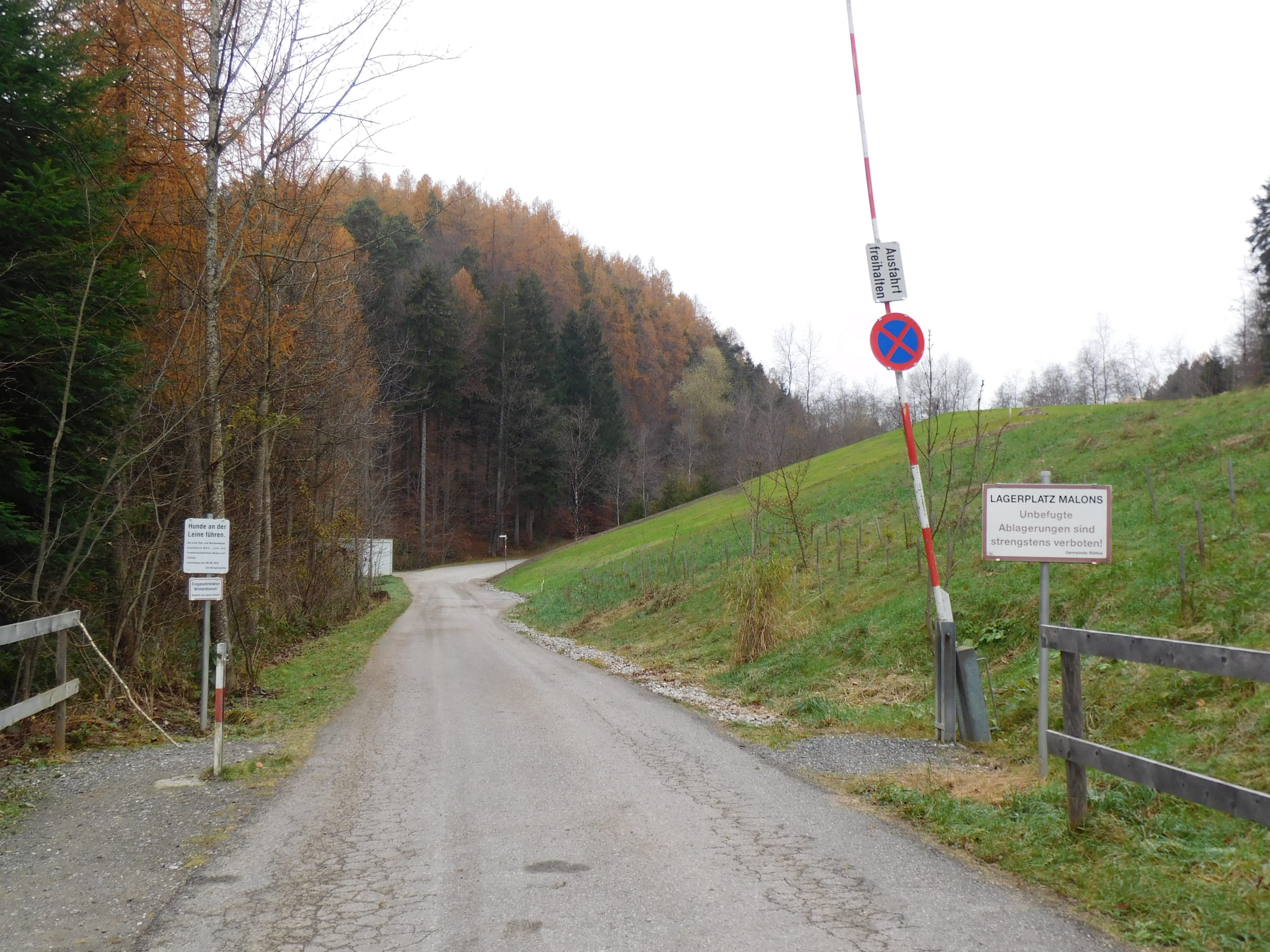 Aushubdeponie Malons und wie es weitergeht.