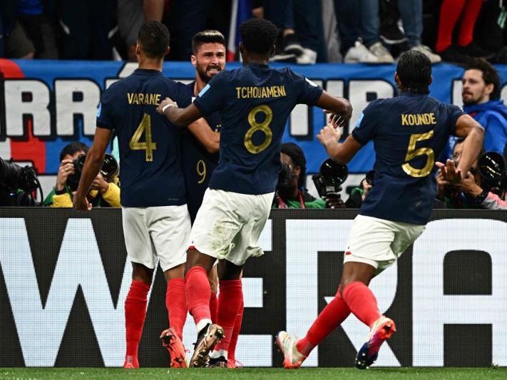 Frankreich jubelt über Einzug ins Halbfinale. Frankreich jubelt über Einzug ins Halbfinale.