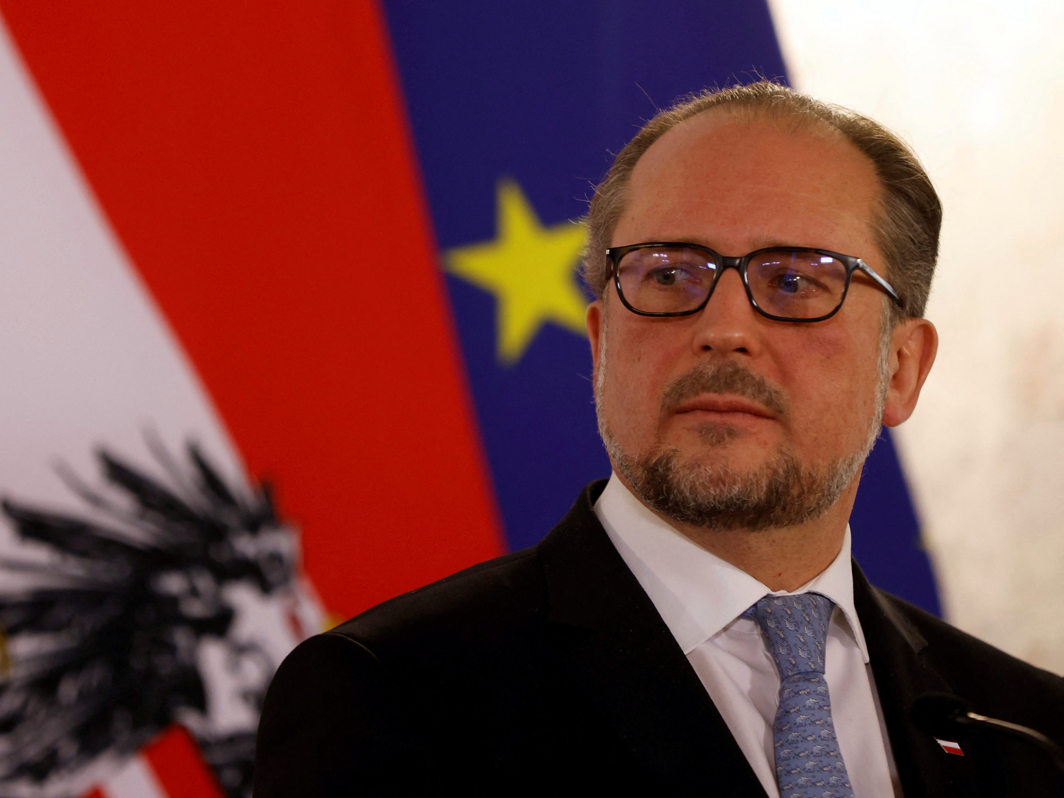 Für seien Aussagen bezüglich Russland erntete Außenminister Alexander Schallenberg (ÖVP) auch von Polen Kritik.