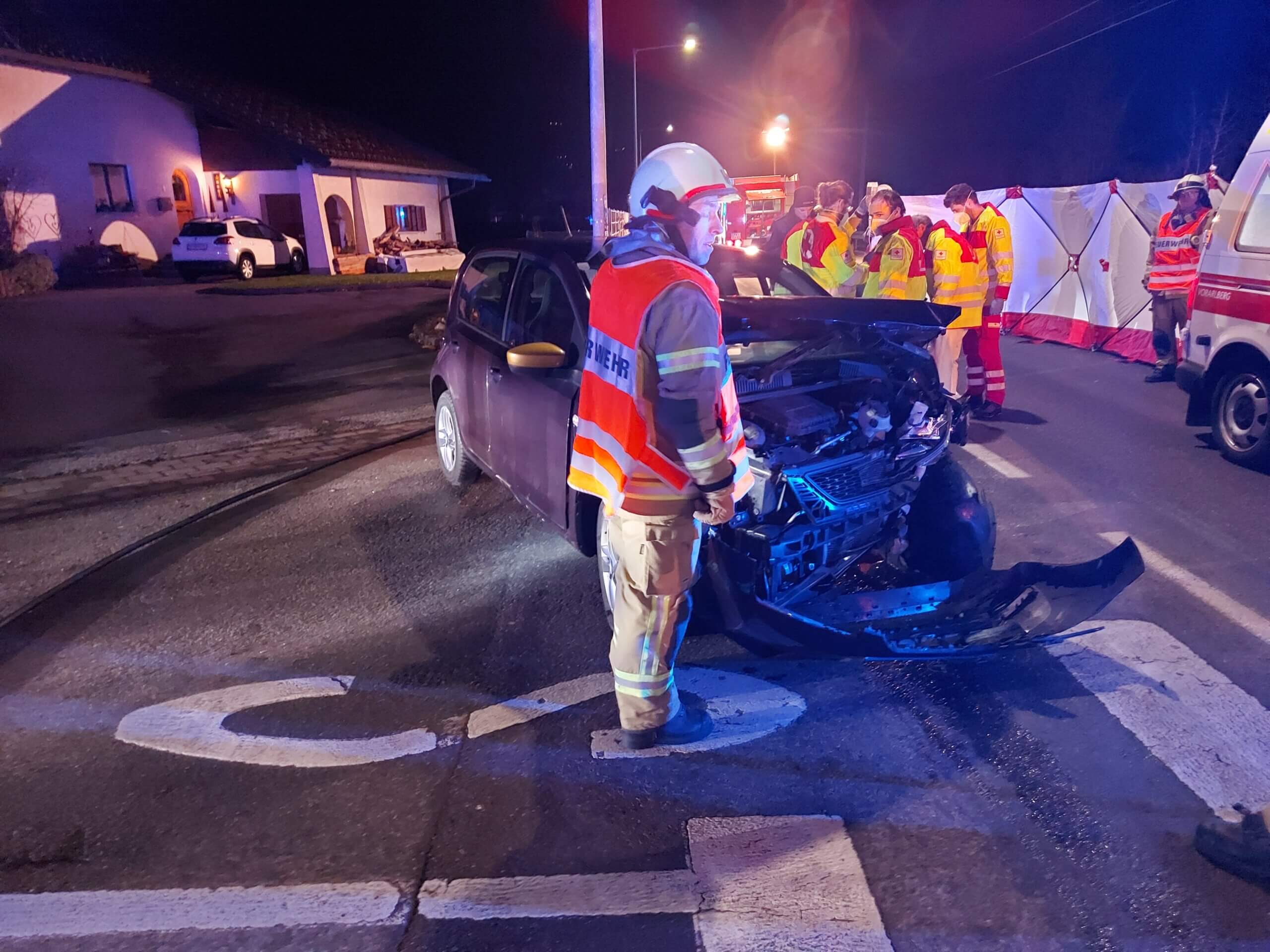 Schwerer Unfall in Bludenz Schwerer Unfall in Bludenz