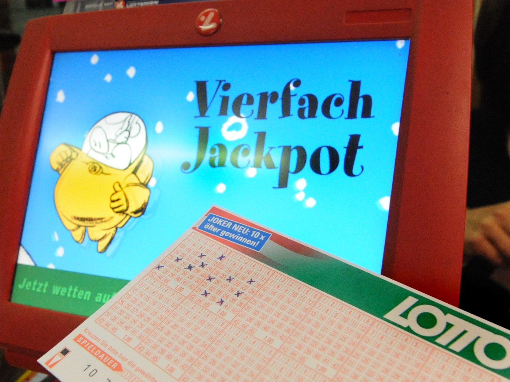 Bei der kommenden Lotto-Ziehung wartet ein Vierfachjackpot.