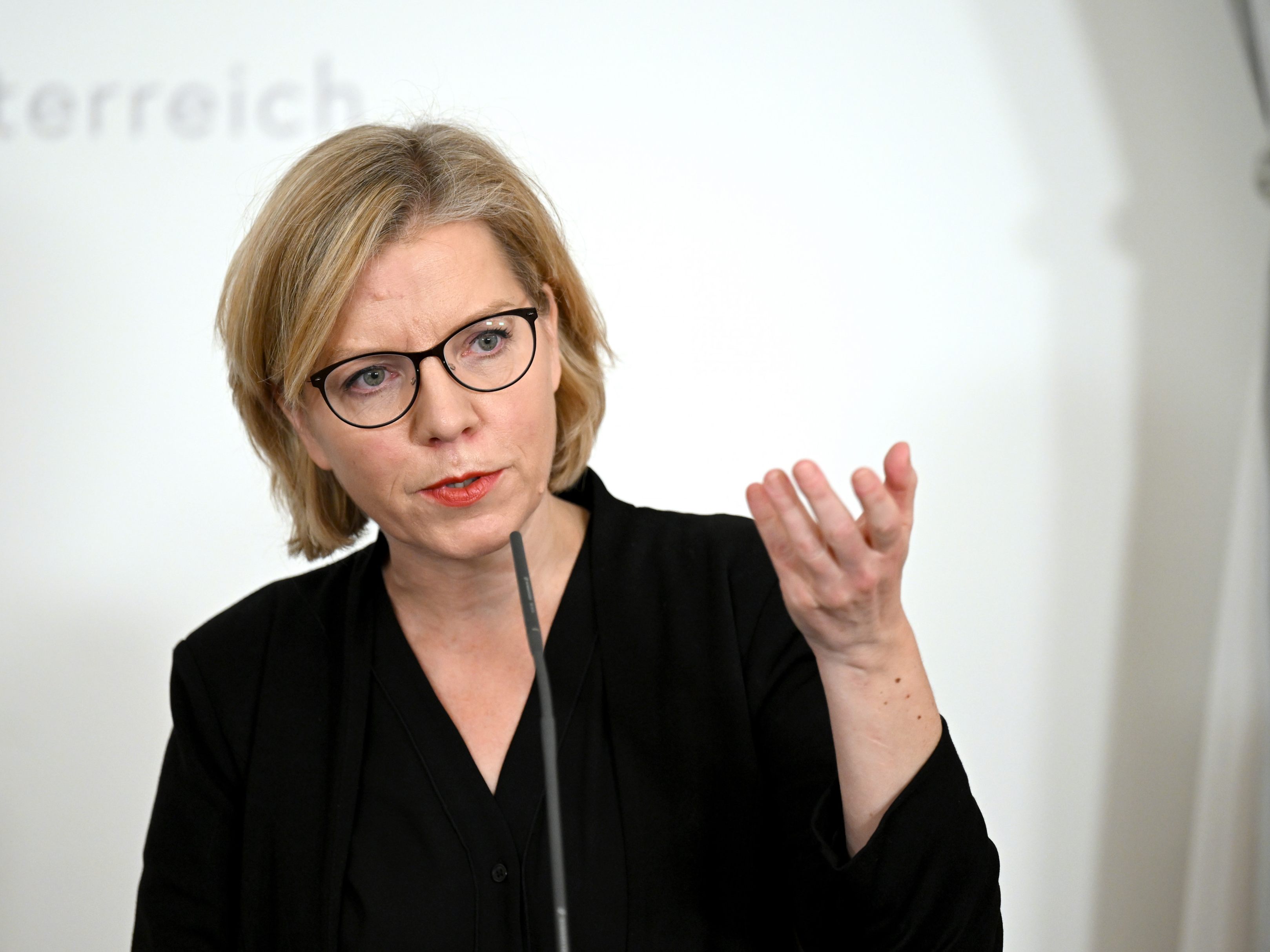 Klimaschutzministerin Leonore Gewessler äußerte erneut ihren Wunsch nach einem Fracking-Verbot. Klimaschutzministerin Leonore Gewessler äußerte erneut ihren Wunsch nach einem Fracking-Verbot.