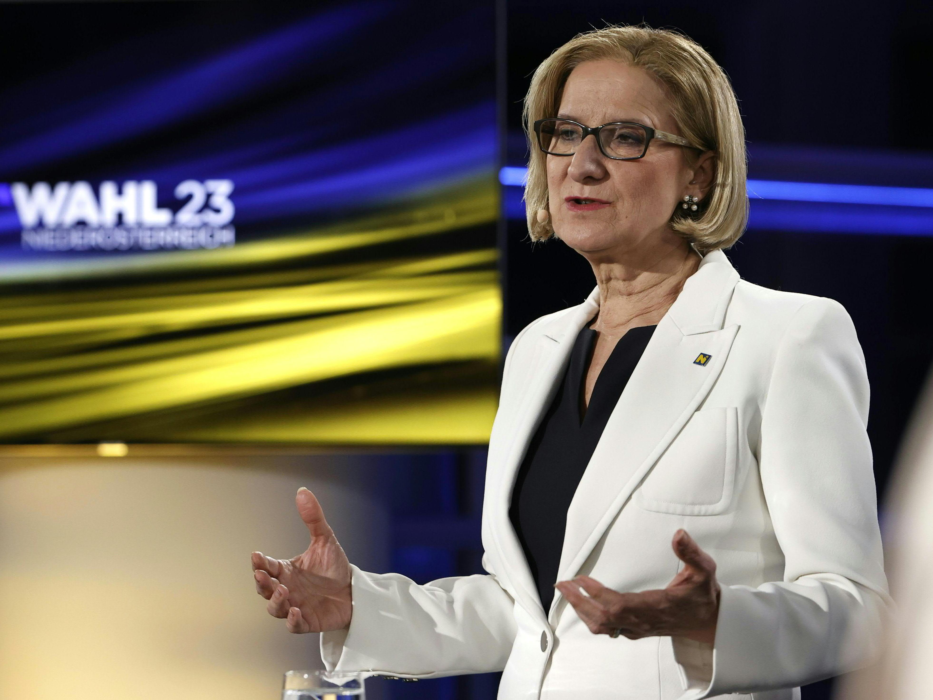 ÖVP-Spitzenkandidatin Mikl-Leitner zur Wahl-Schlappe in Niederösterreich.