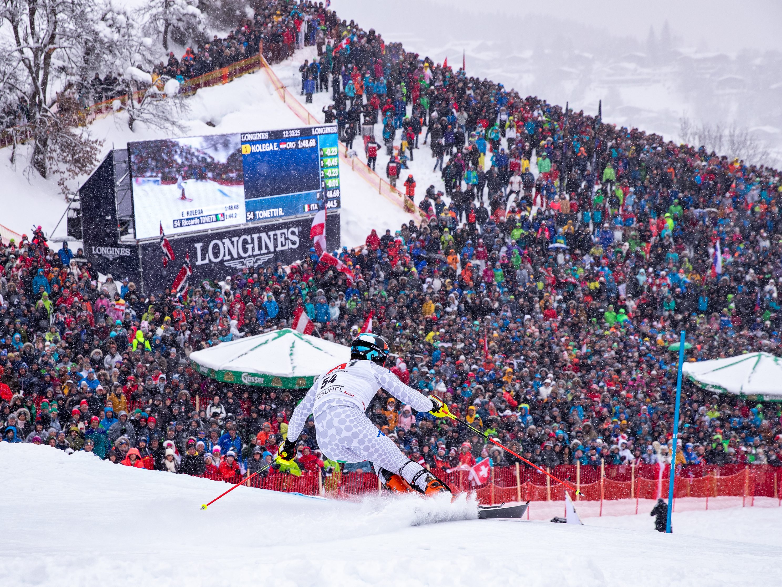 Auch der Slalom in Kitzbühel ist legendär.