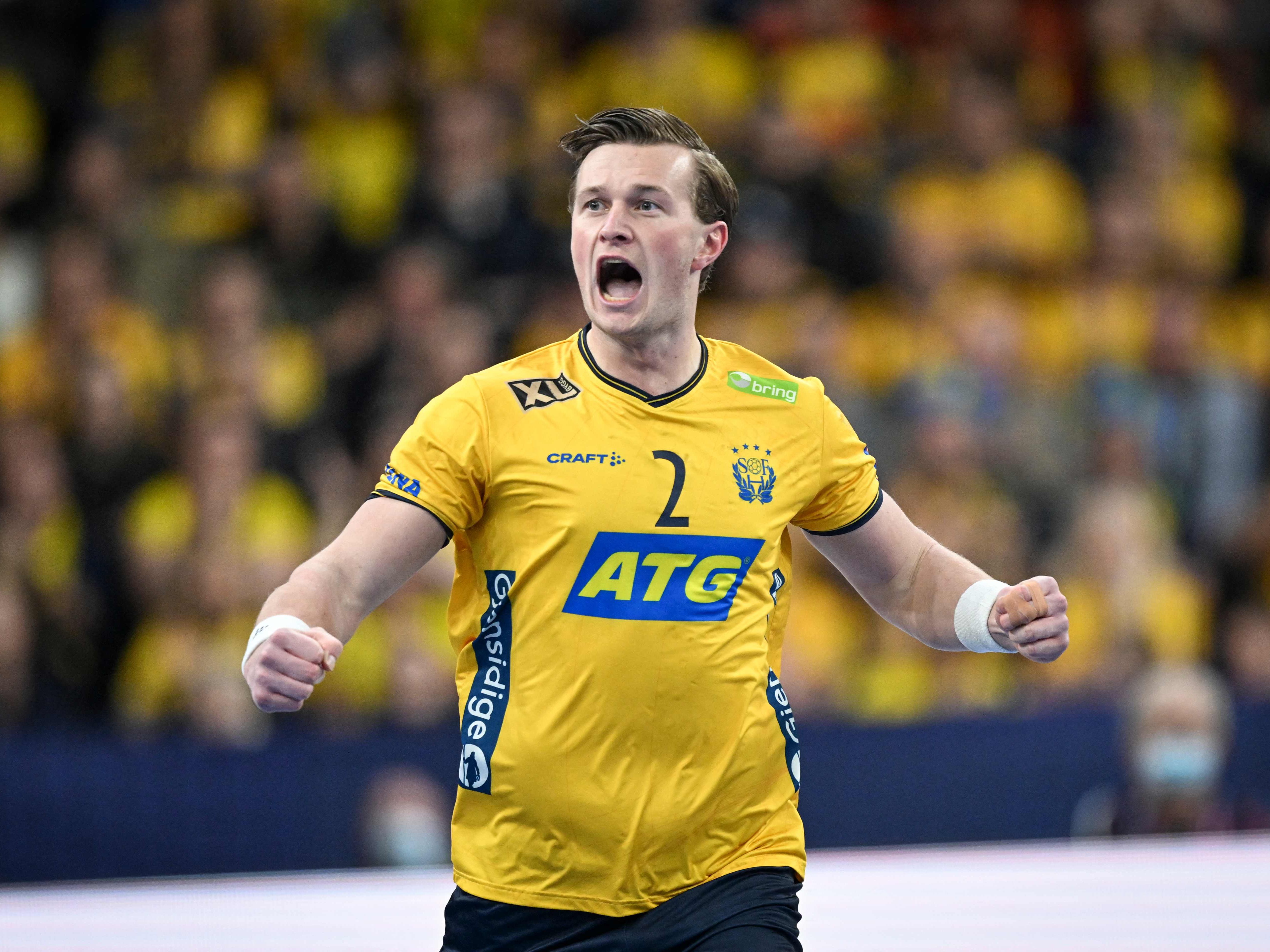 Schweden hatte bei der Heim-WM auch im zweiten Spiel Grund zu jubeln. Schweden hatte bei der Heim-WM auch im zweiten Spiel Grund zu jubeln.