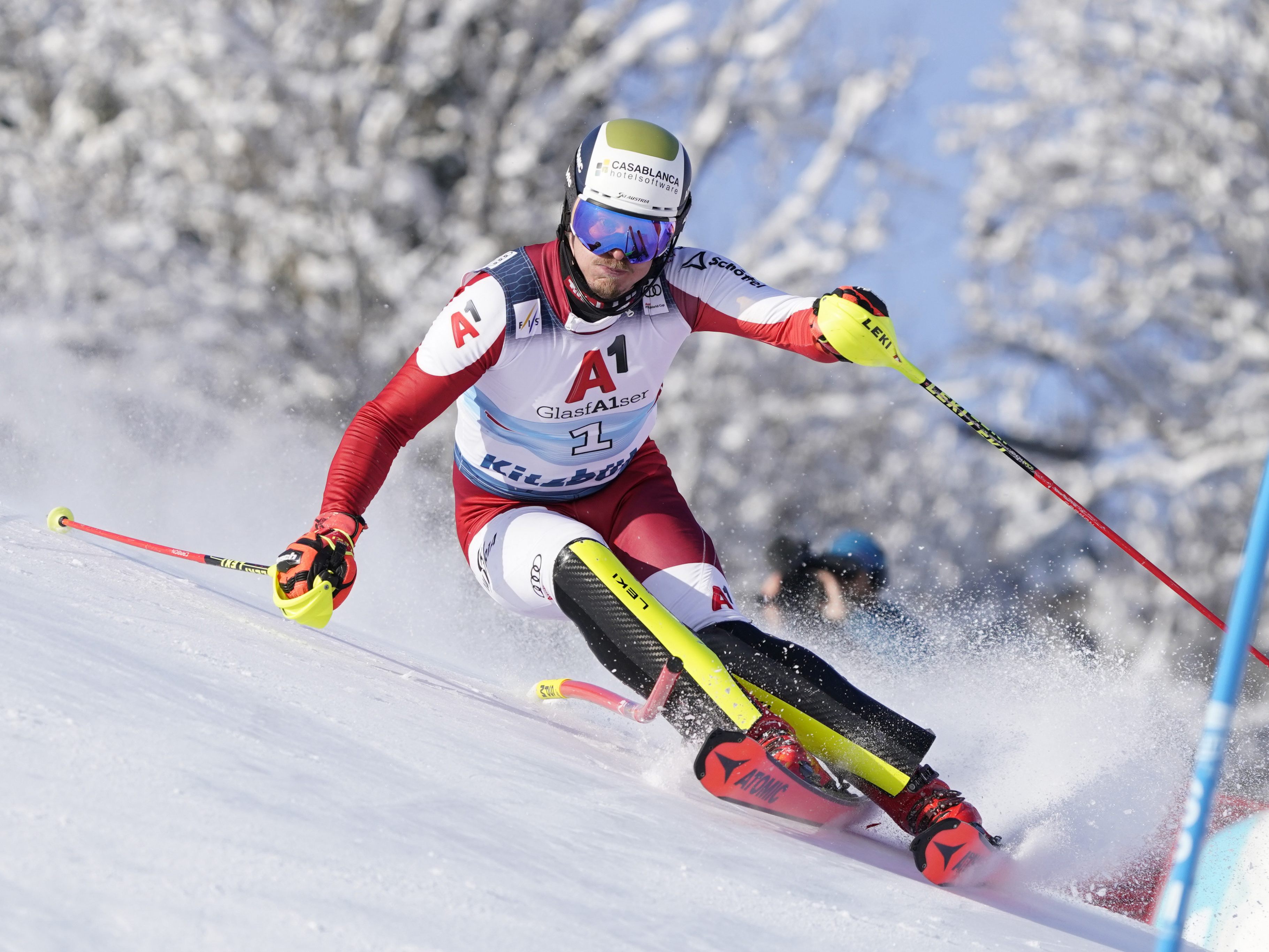Manuel Feller gehört auch in Schladming zu den Favoriten.