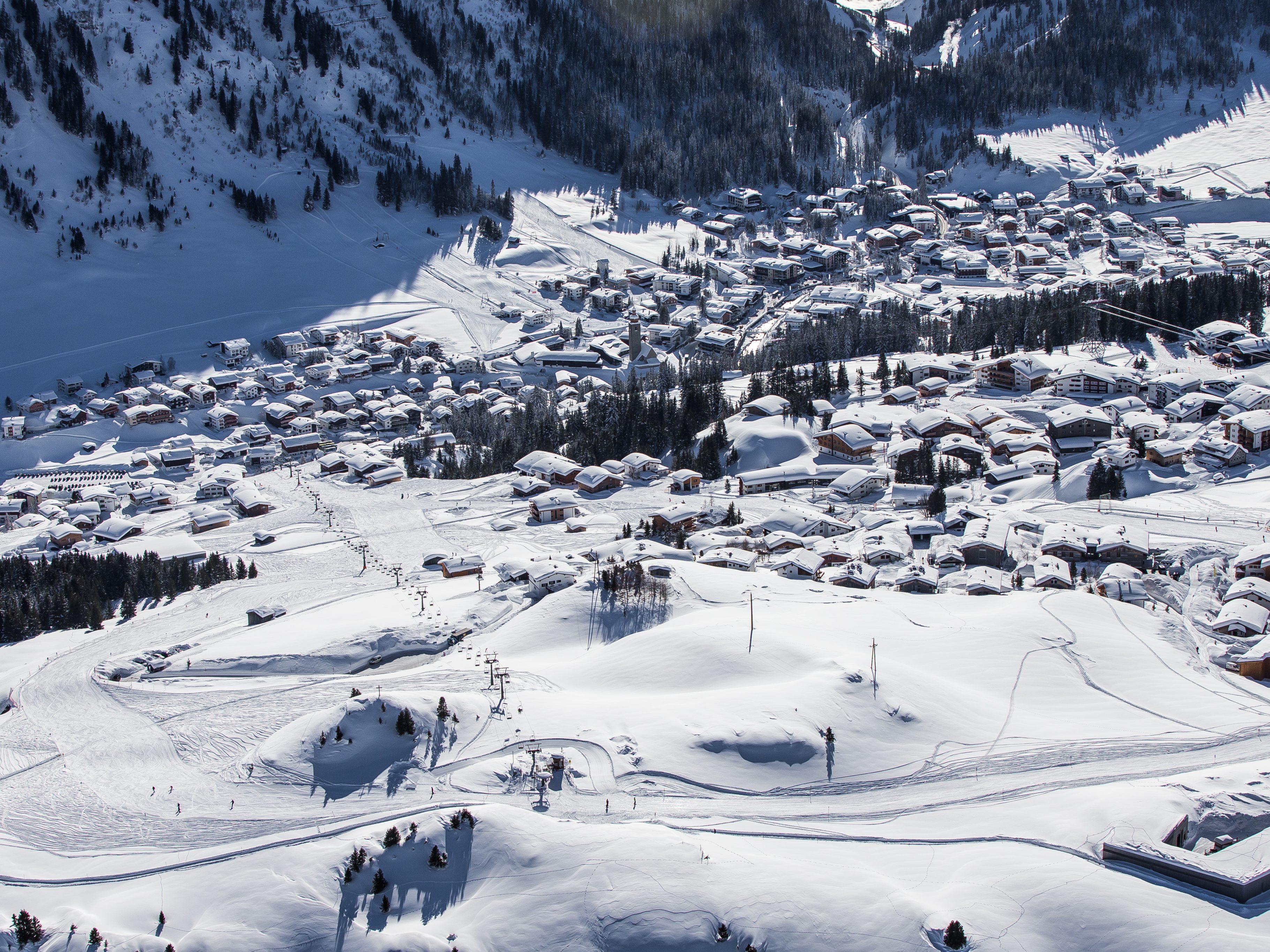 Gruppe war in freiem Skigelände unterwegs Gruppe war in freiem Skigelände unterwegs