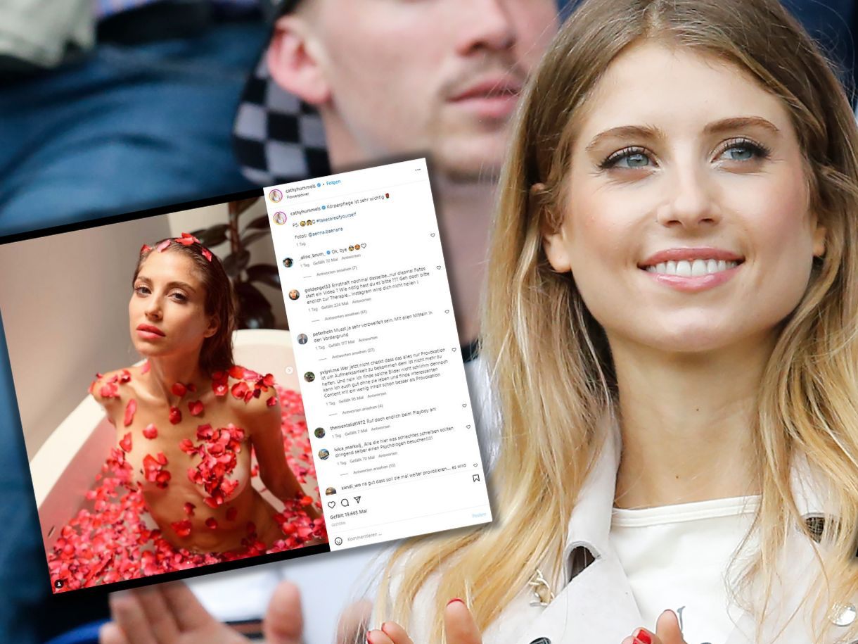 Cathy Hummels hat jetzt ein Statement zu ihren hüllenlosen Fotos veröffentlicht. Cathy Hummels hat jetzt ein Statement zu ihren hüllenlosen Fotos veröffentlicht.