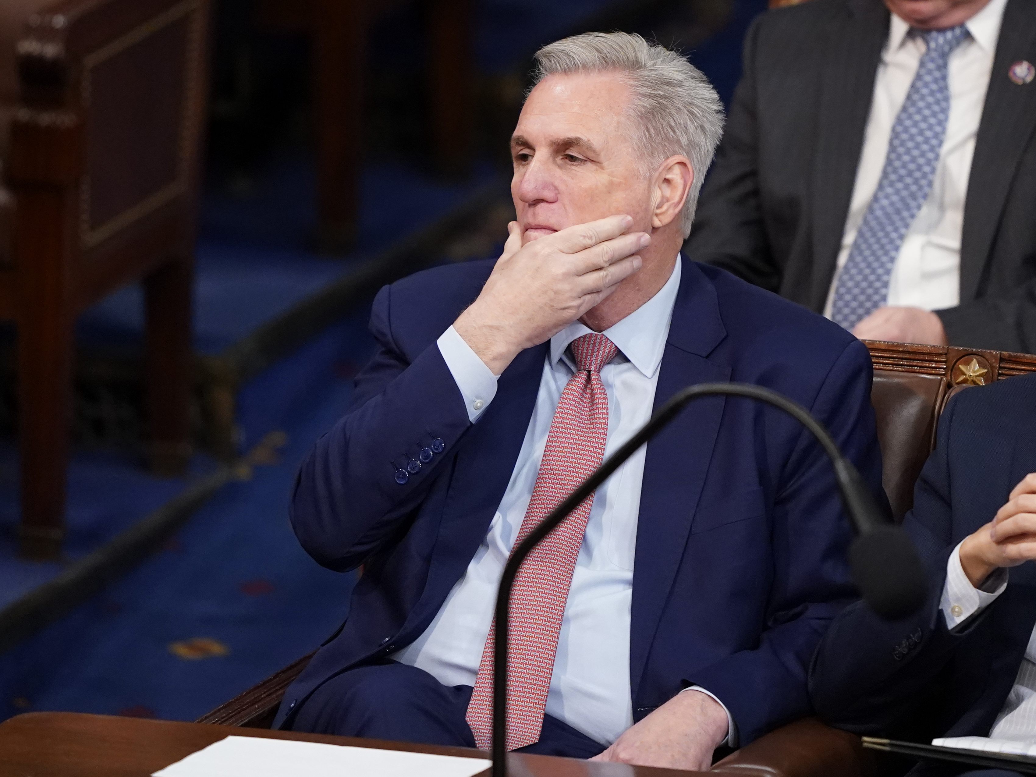 Der Republikaner Kevin Mccarthy verfehlte in drei Wahlgängen zum Sprecher im US-Repräsentantenhaus die benötigte Mehrheit.
