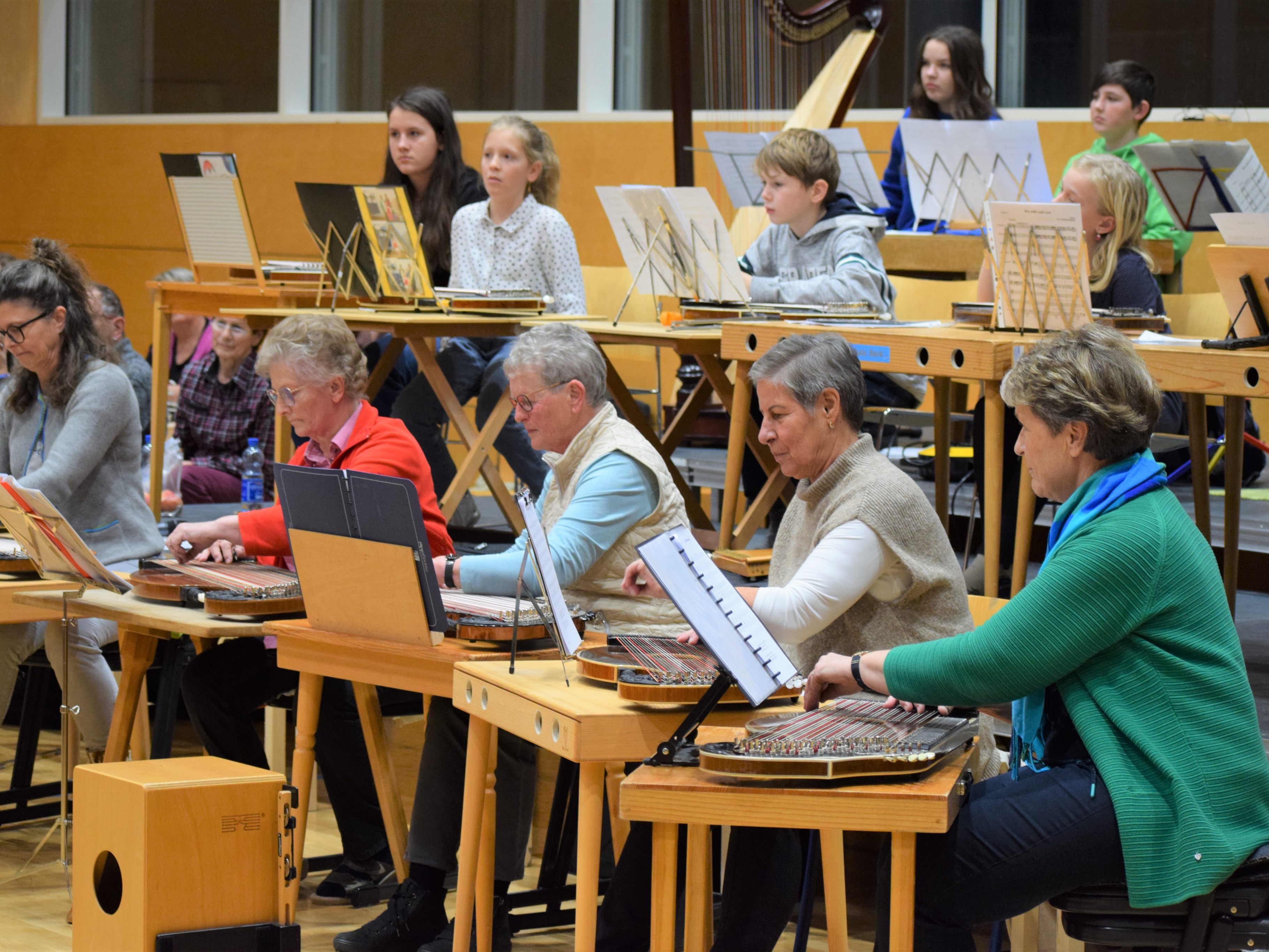 Bei allen Mitwirkenden war die Freude am Musizieren spürbar.