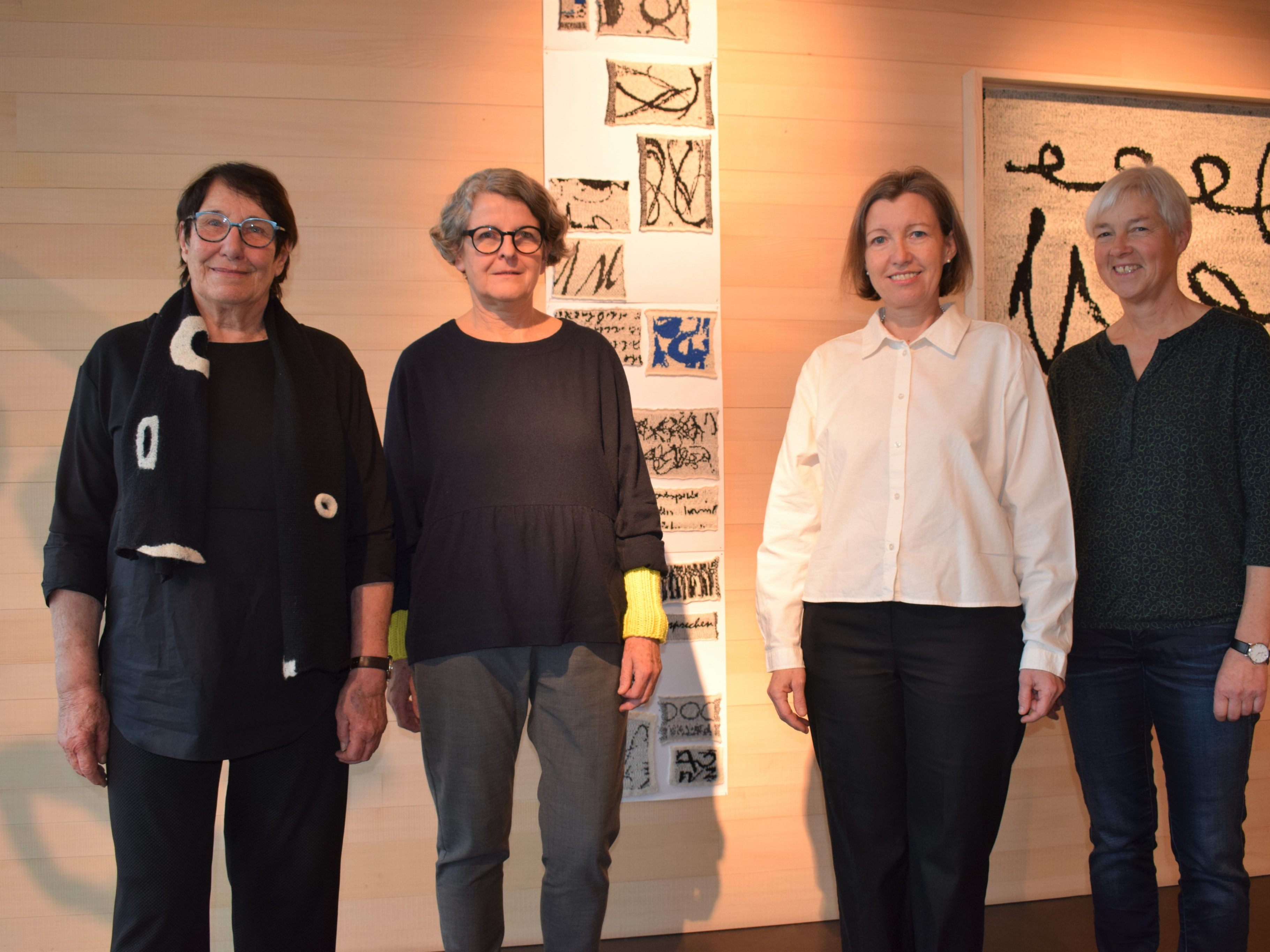 Ausstellung mit Werken von Eveline Bischof, Cornelia Duelli, Gertrud Faißt und Frieda Faller und weiteren Frauen vom „Fadenatelier“. Ausstellung mit Werken von Eveline Bischof, Cornelia Duelli, Gertrud Faißt und Frieda Faller und weiteren Frauen vom „Fadenatelier“.