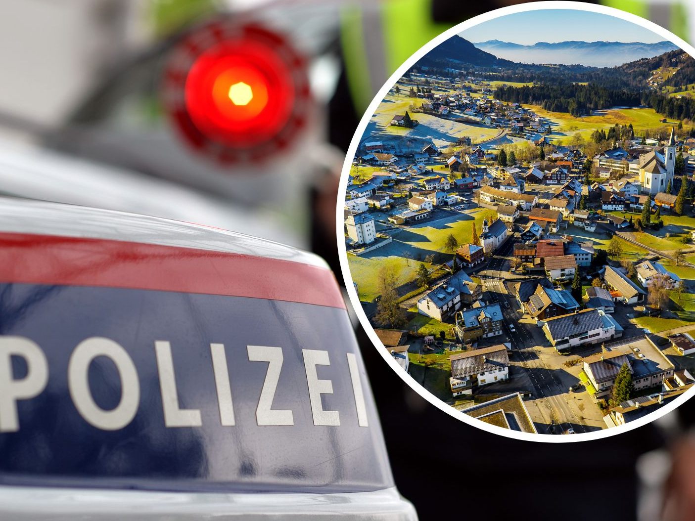 In Alberschwende wurde nach einer Polizeikontrolle nach einem Lenker gefahndet.