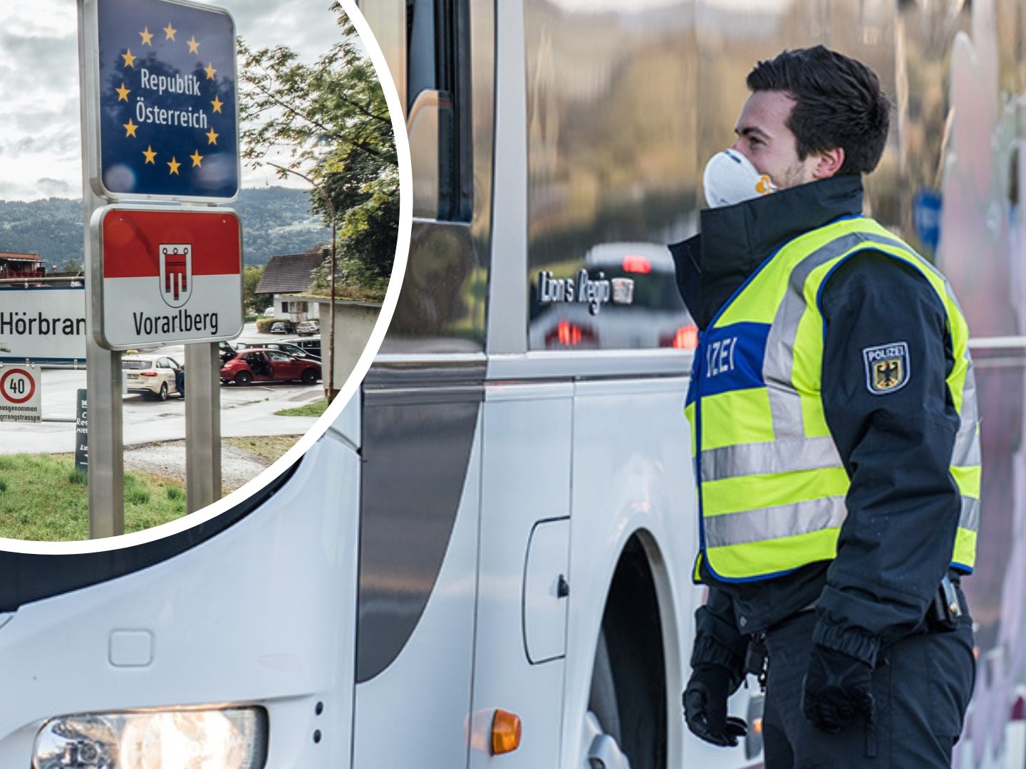 Bundespolizei verweigert Migranten die Einreise. Bundespolizei verweigert Migranten die Einreise.