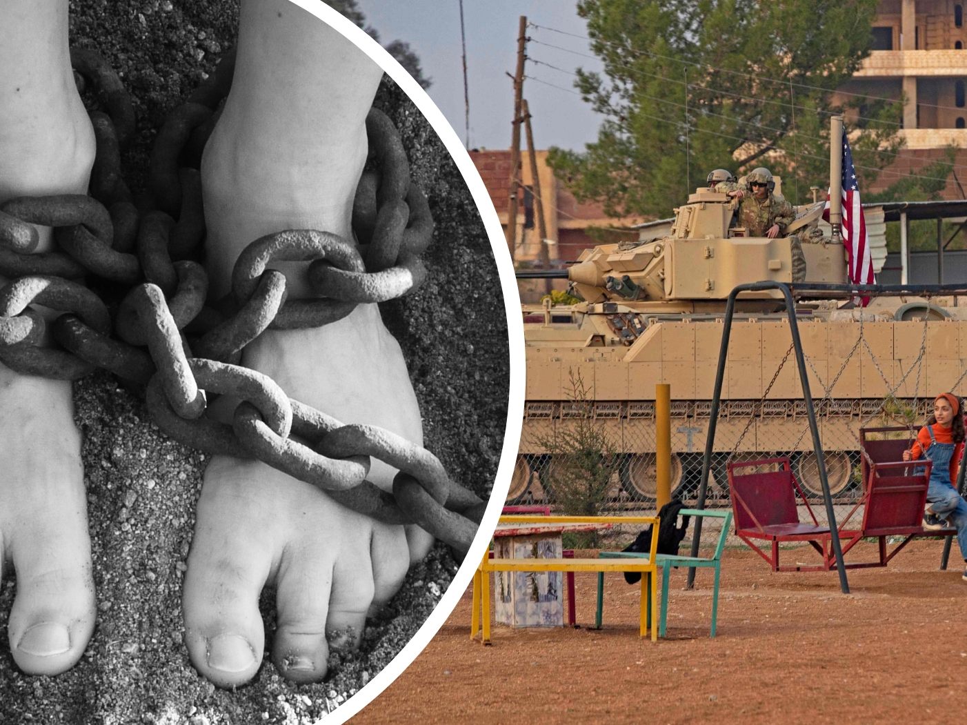 Spielplatz in Syrien