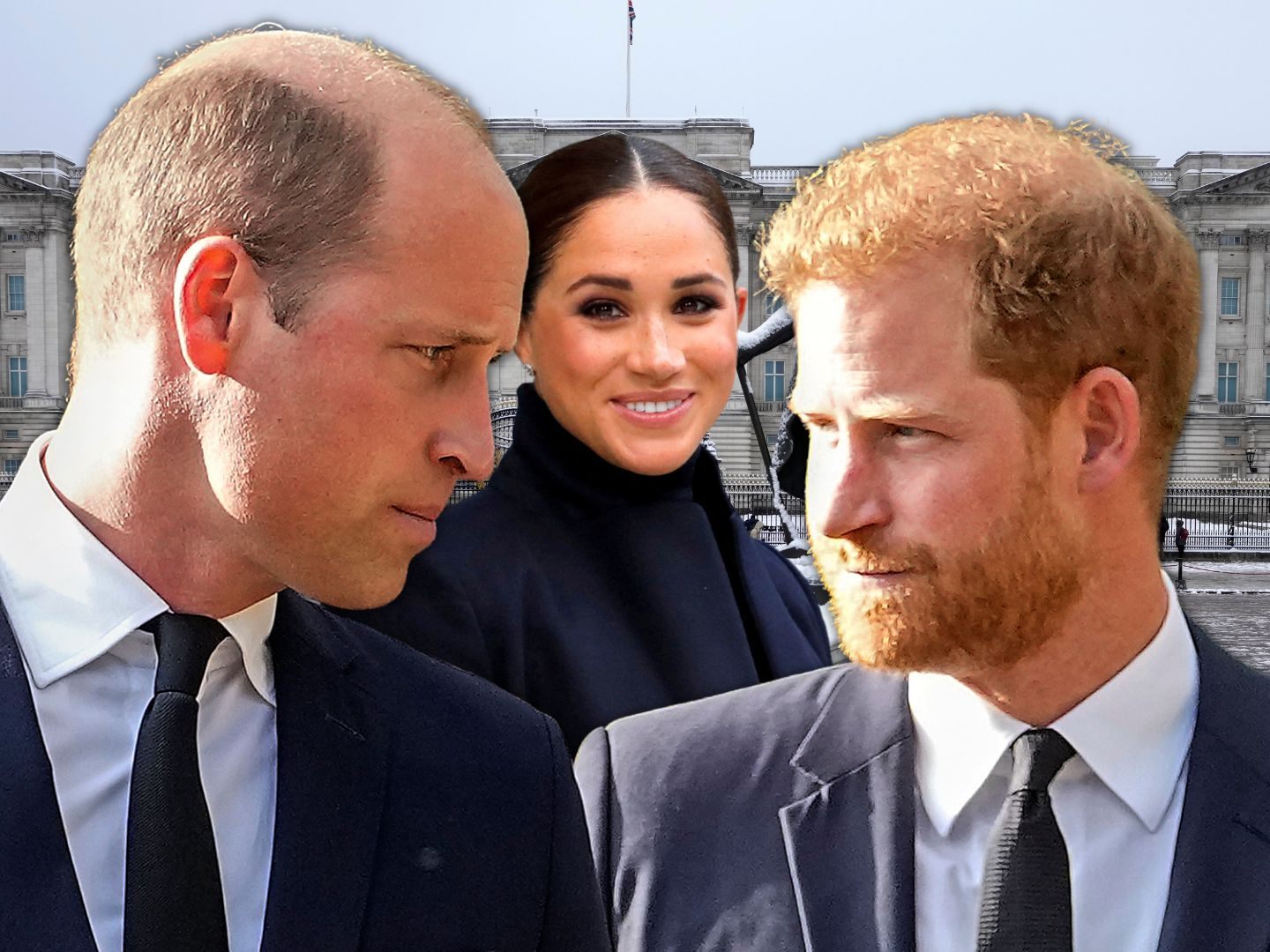 Oft ein Streitgrund für William und Harry: Herzogin Meghan. (Fotomontage) Oft ein Streitgrund für William und Harry: Herzogin Meghan. (Fotomontage)