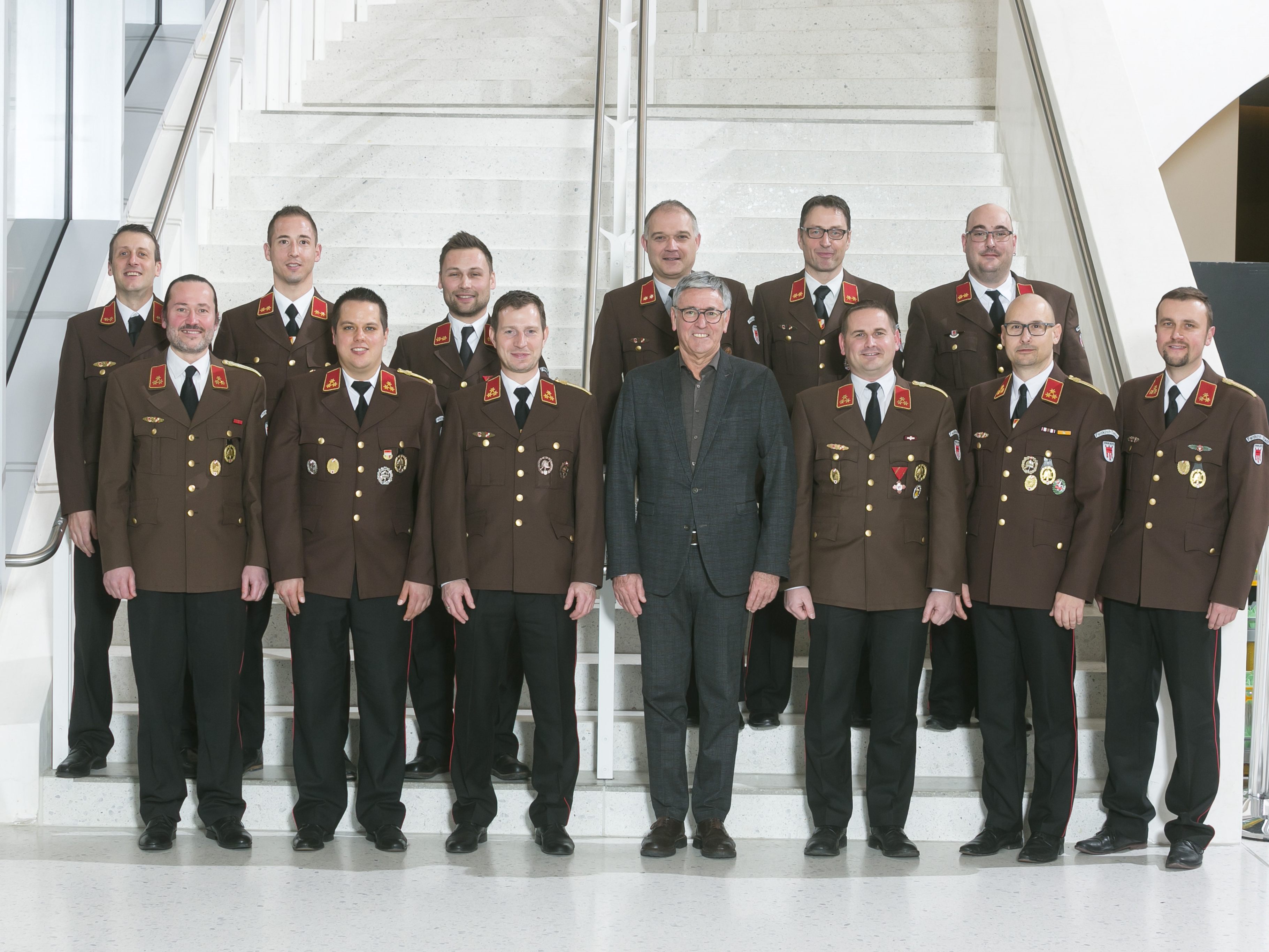 Dankesfeier für Feuerwehren.