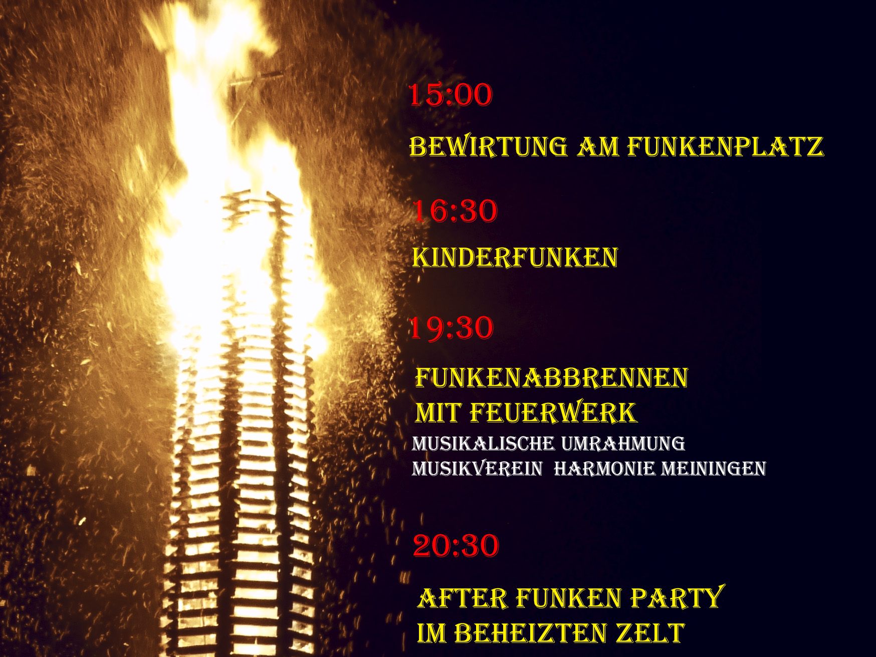 Flyer Funken