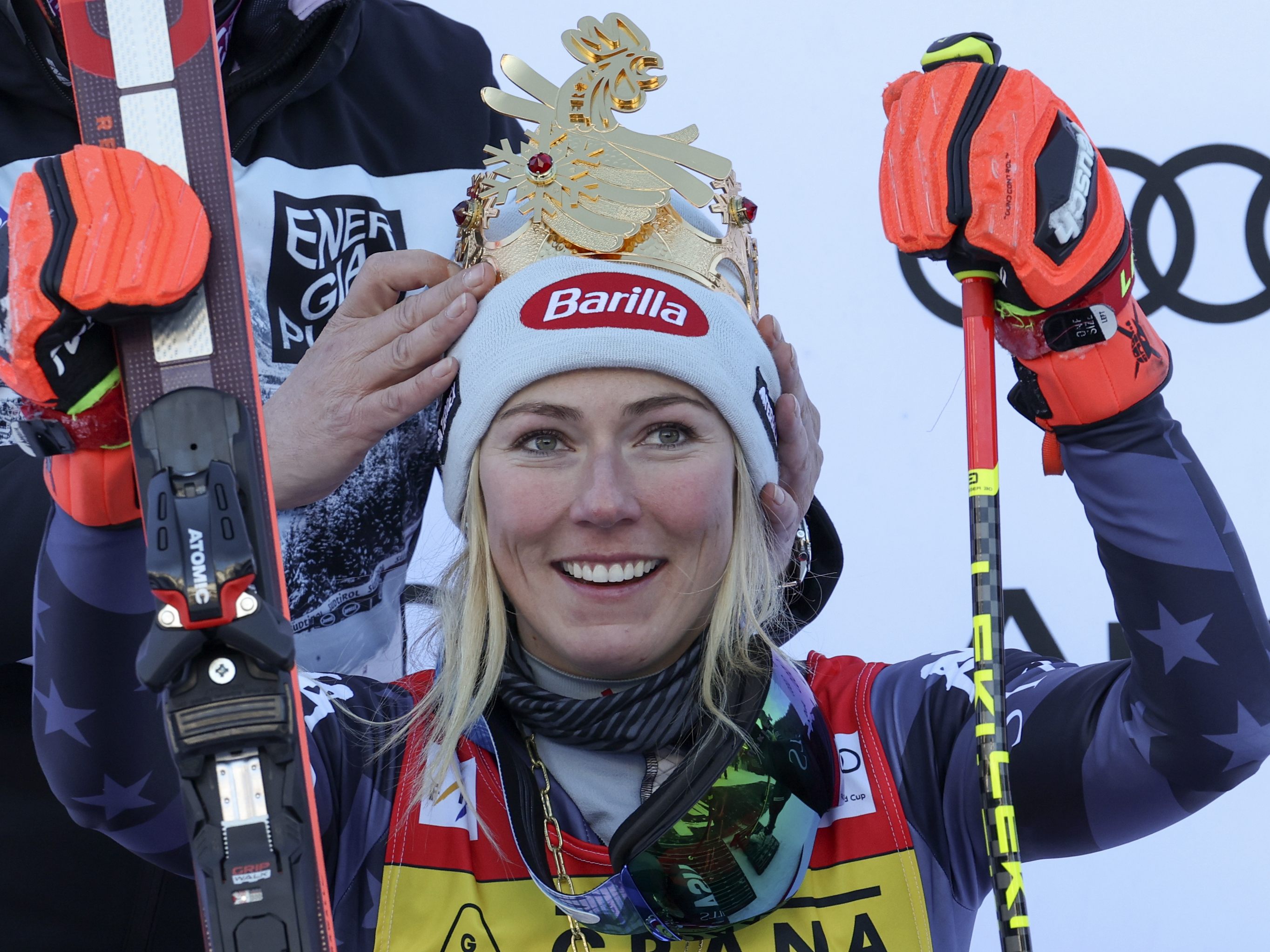 Mikaela Shiffrin feiert am Dienstag ihren 84. Weltcup-Sieg.