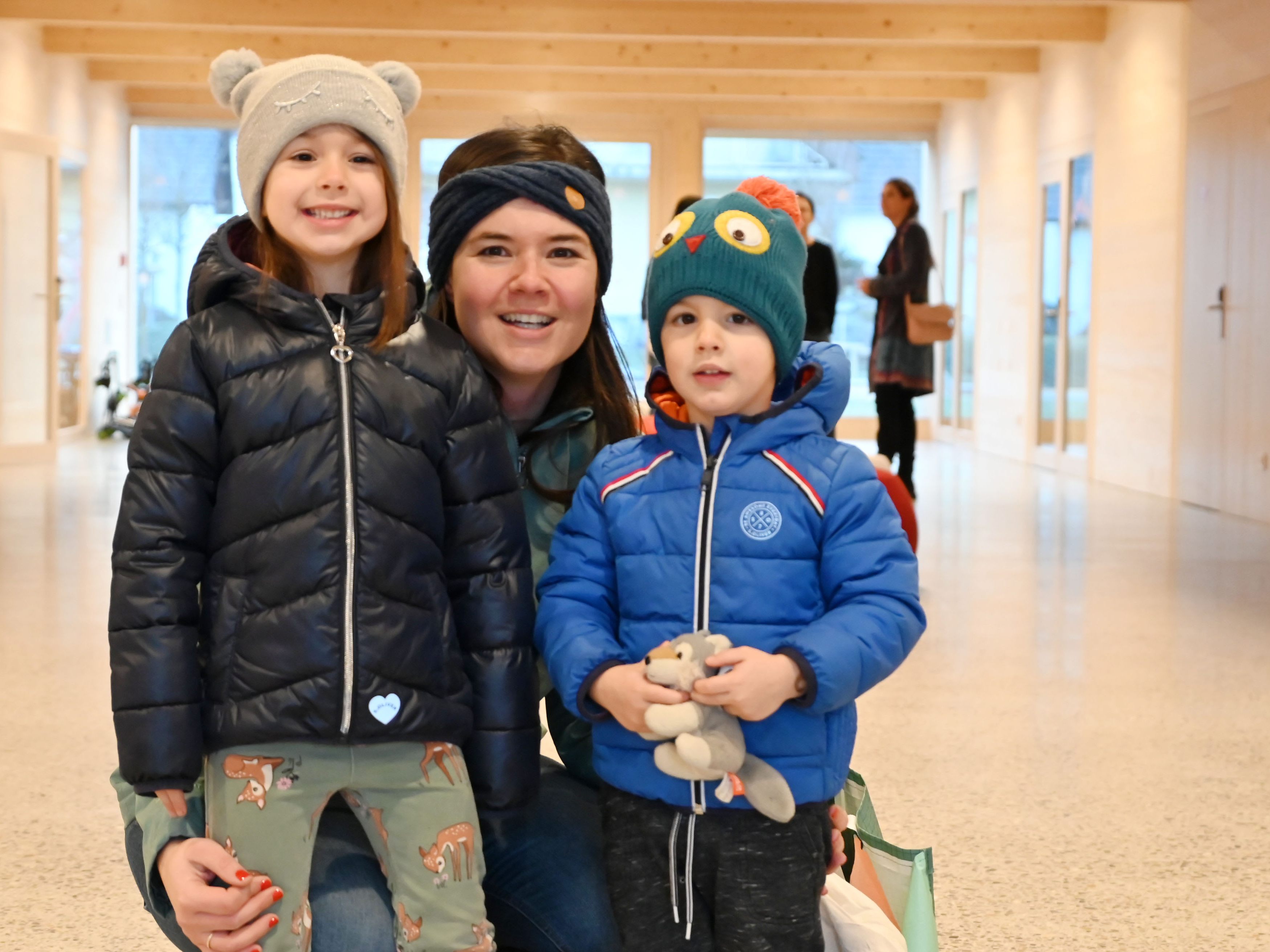 Die Kinder freuten sich über den Einzug im neuen Kinderhaus Kreuzfeld