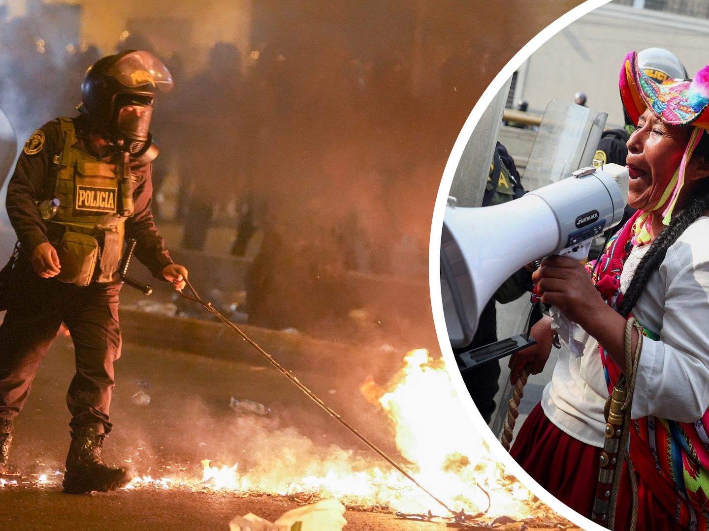 Mehr als 200 Festnahmen bei Protesten am Smastag in Lima - Ein Demonstrant getötet. Mehr als 200 Festnahmen bei Protesten am Smastag in Lima - Ein Demonstrant getötet.