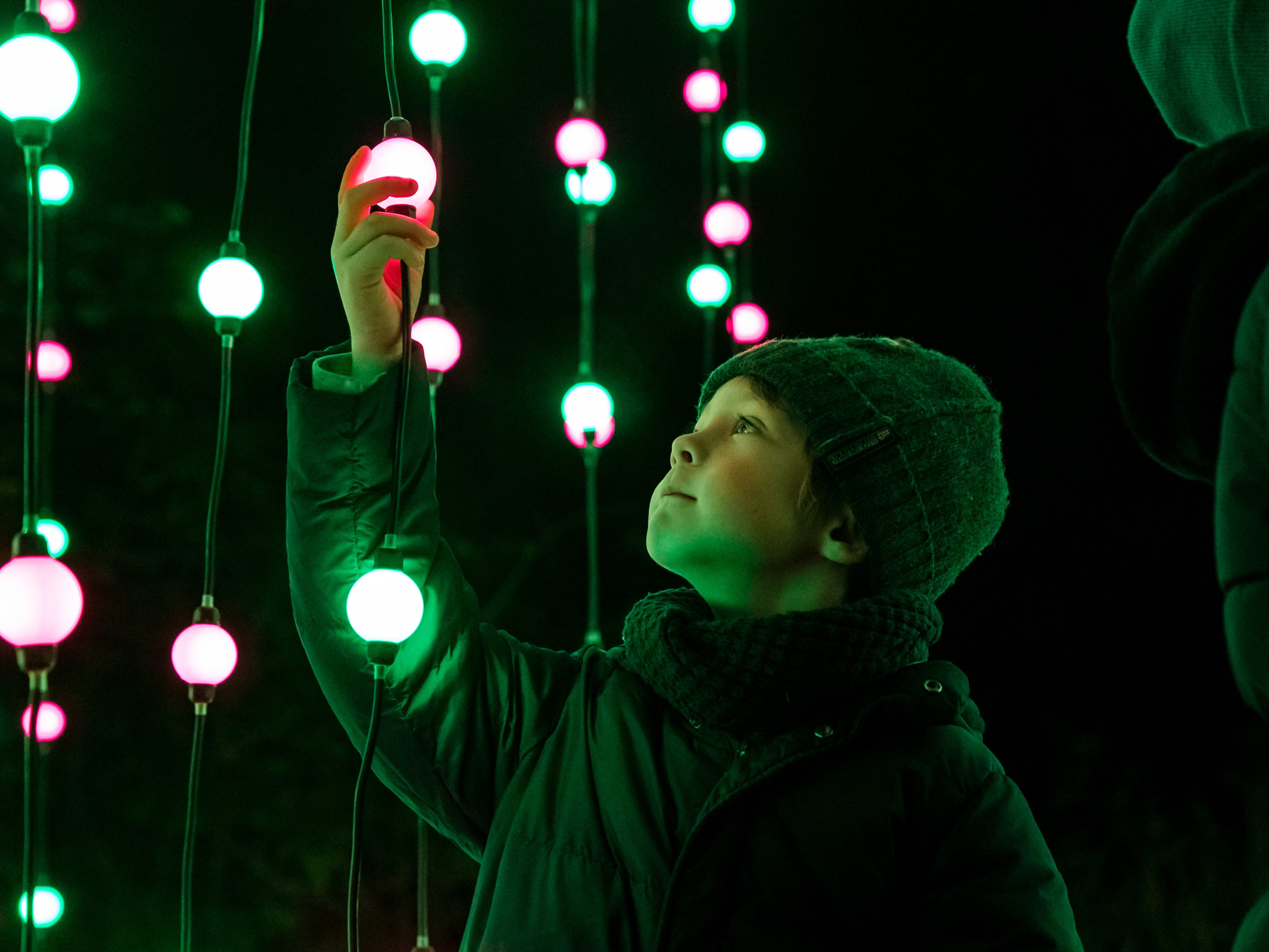 Der Illumina Lichtergarten bei Schloss Laxenburg wurde bis 12. Februar 2023 verlängert.