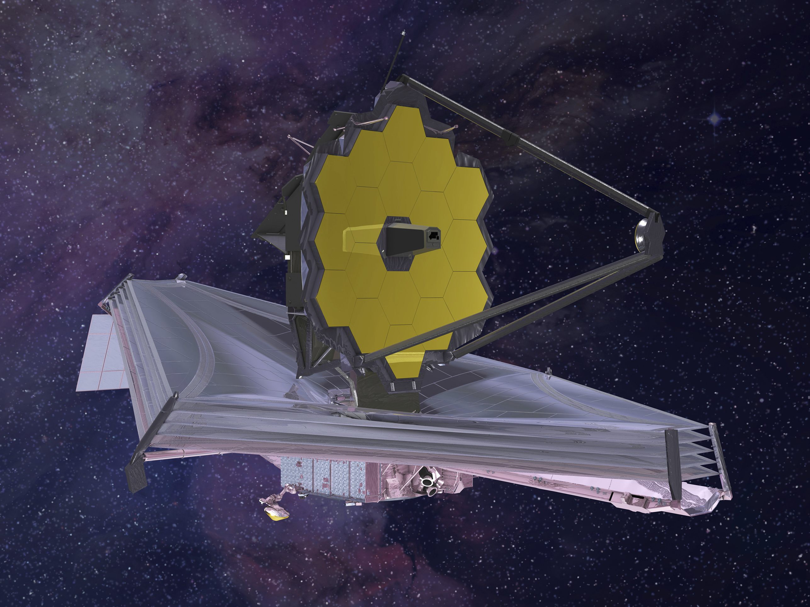 Das "James Webb"-Teleskop entdeckt seinen ersten Exoplaneten.