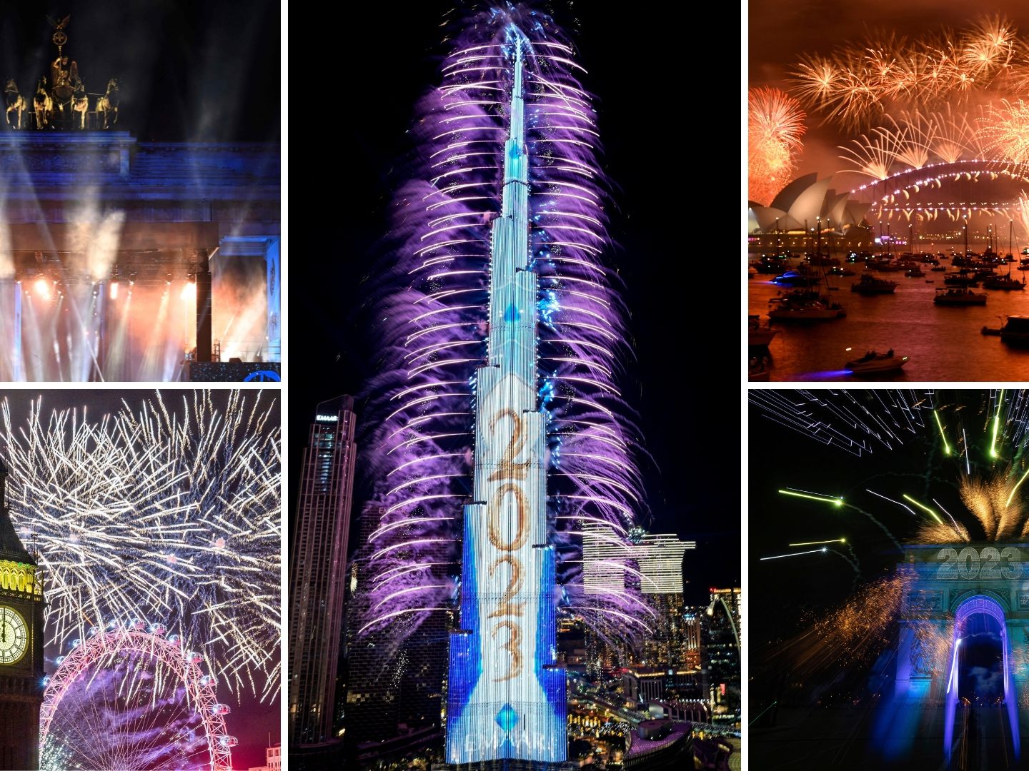 Es wurde weltweit wieder ausgiebig Silvester gefeiert.