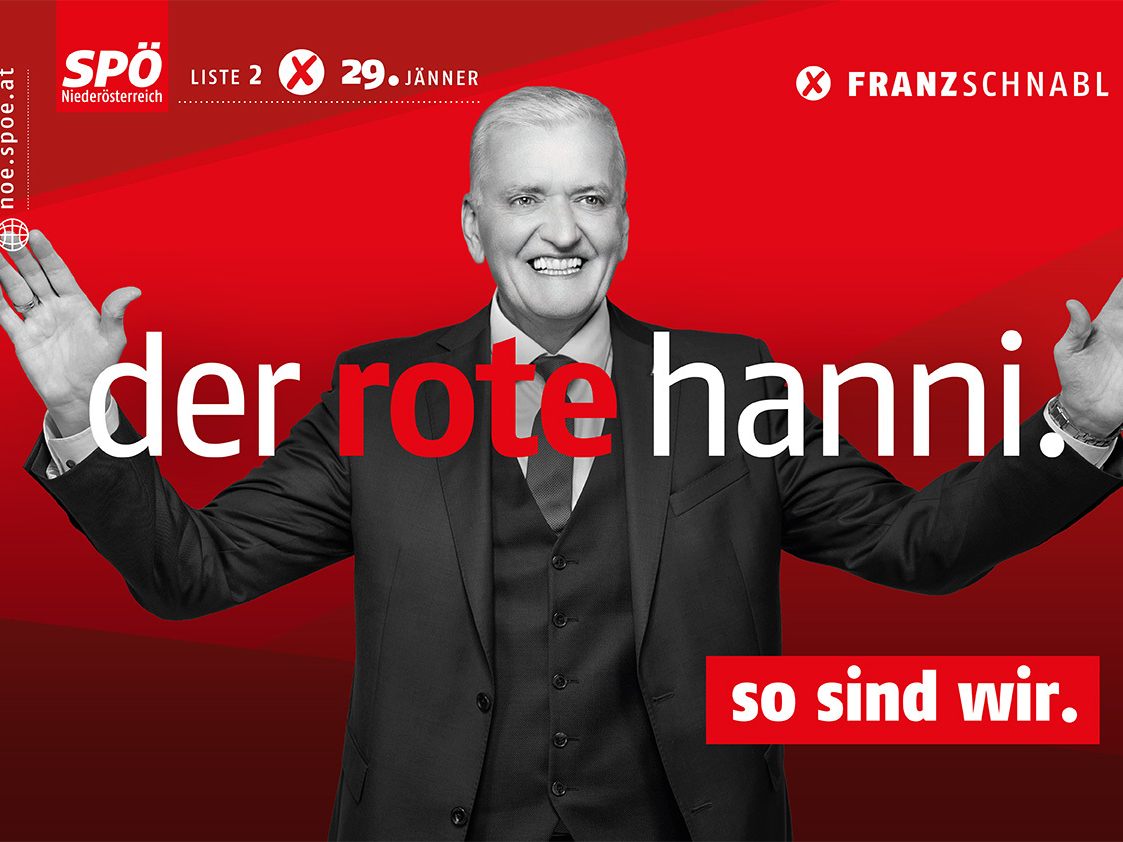 Die SPÖ NÖ hat sich mit dem Wahlplakat einen kleinen Scherz erlaubt. Die SPÖ NÖ hat sich mit dem Wahlplakat einen kleinen Scherz erlaubt.