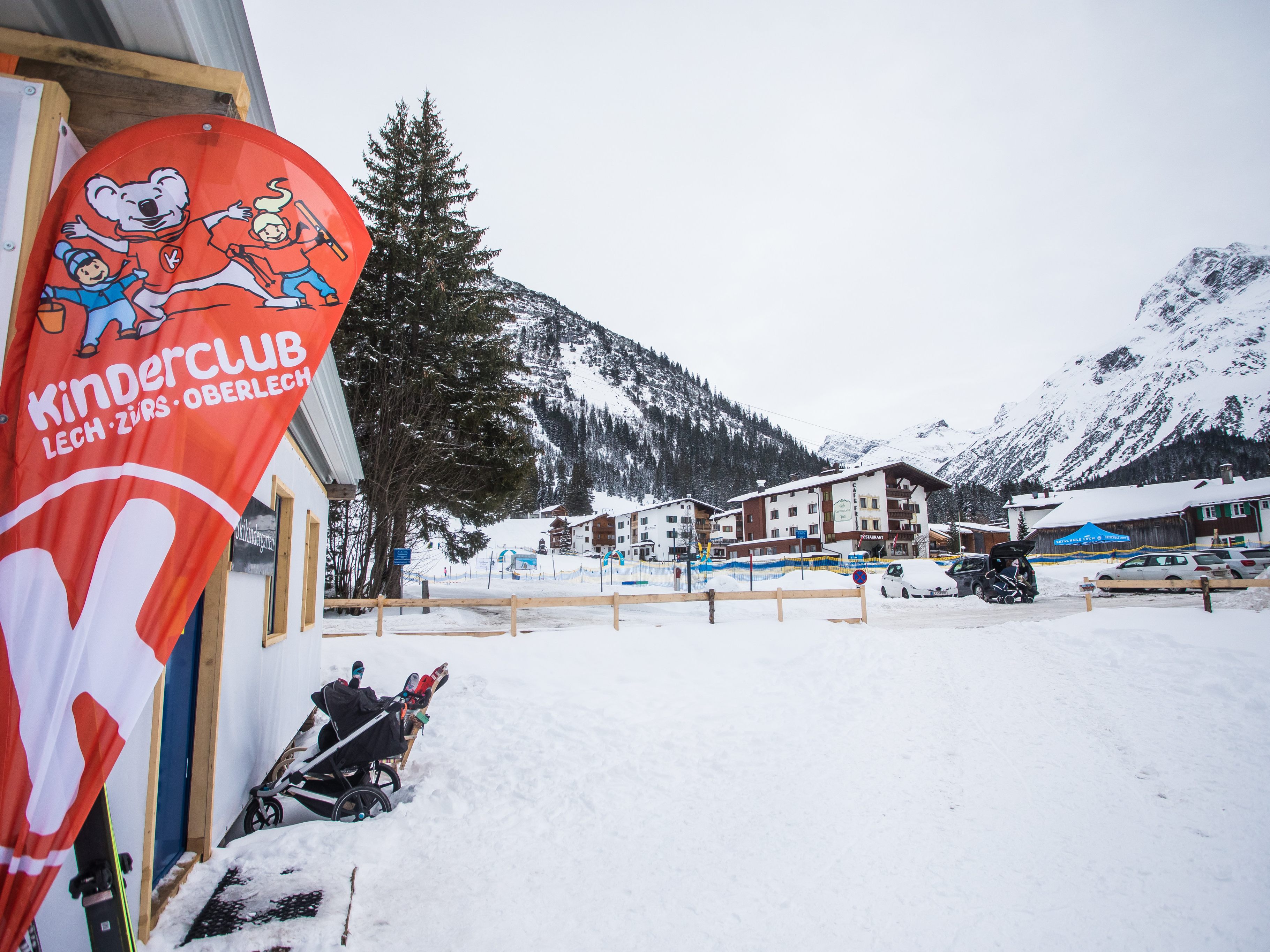 Der Kinderclub in Lech.