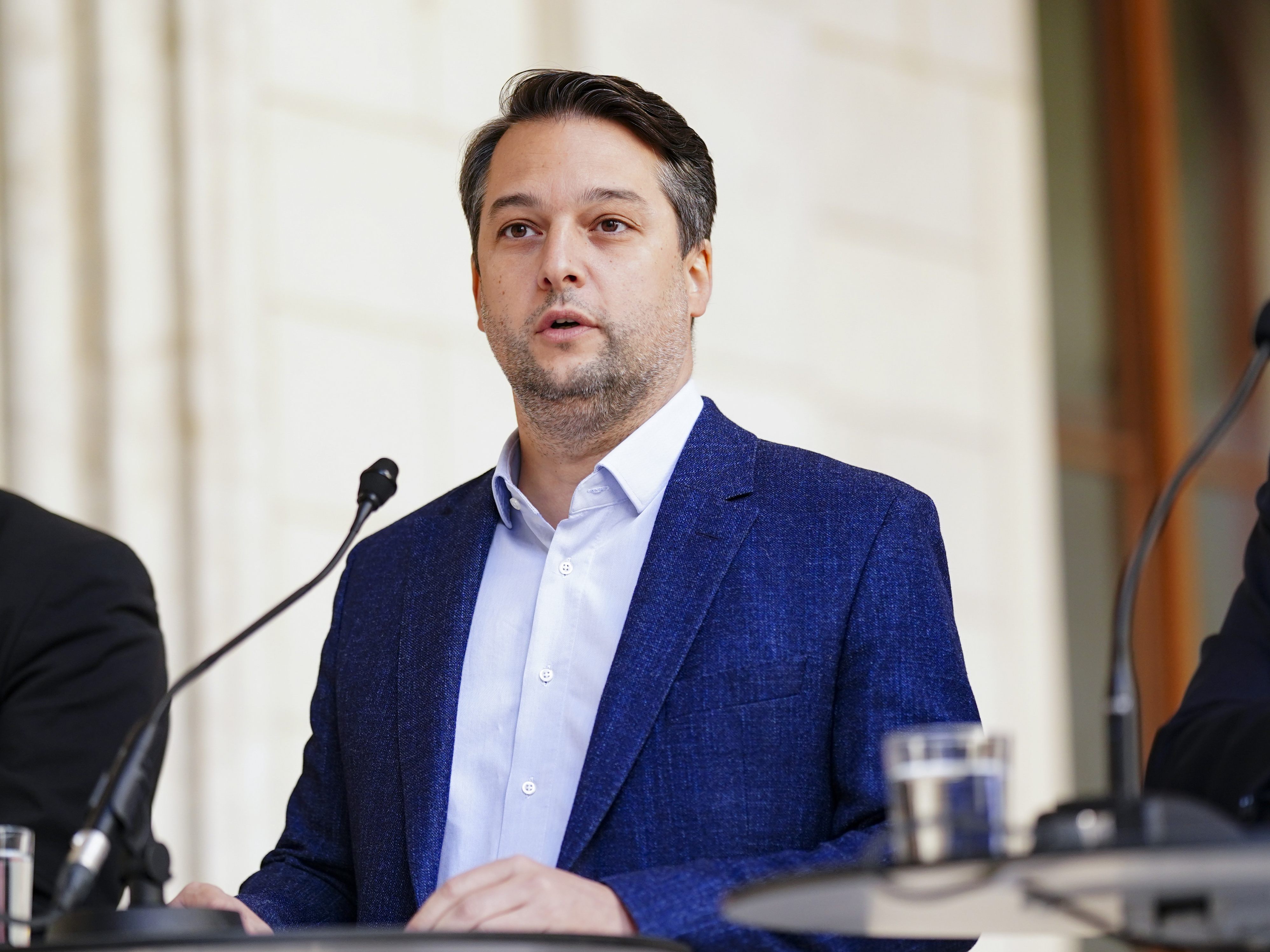 Der Wiener FPÖ-Chef Dominik Nepp stellte sich am Donnerstag hinter Gottfried Waldhäusl. Der Wiener FPÖ-Chef Dominik Nepp stellte sich am Donnerstag hinter Gottfried Waldhäusl.