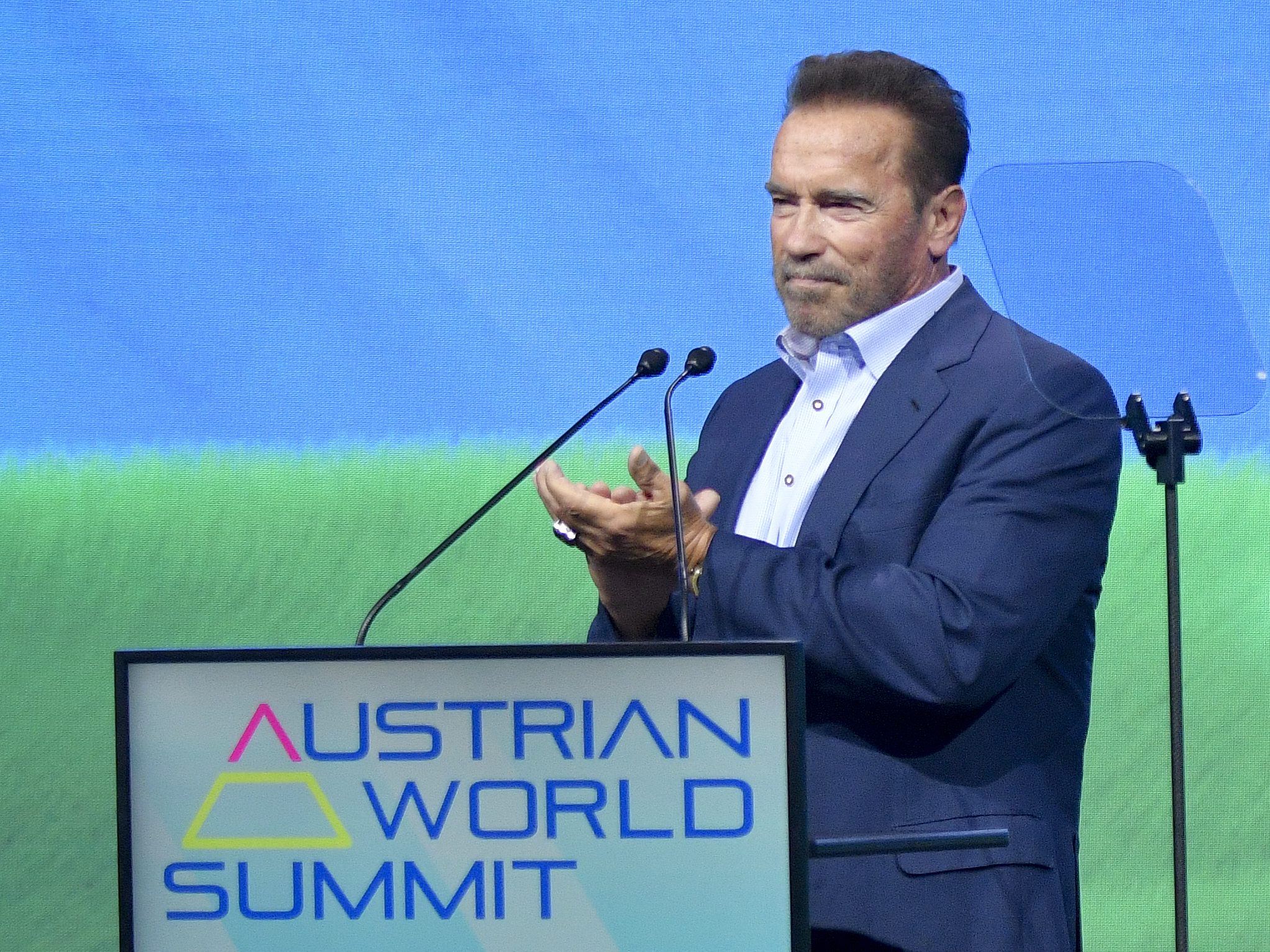 Arnold Schwarzenegger lädt wieder zum Austrian World Summit in Wien.