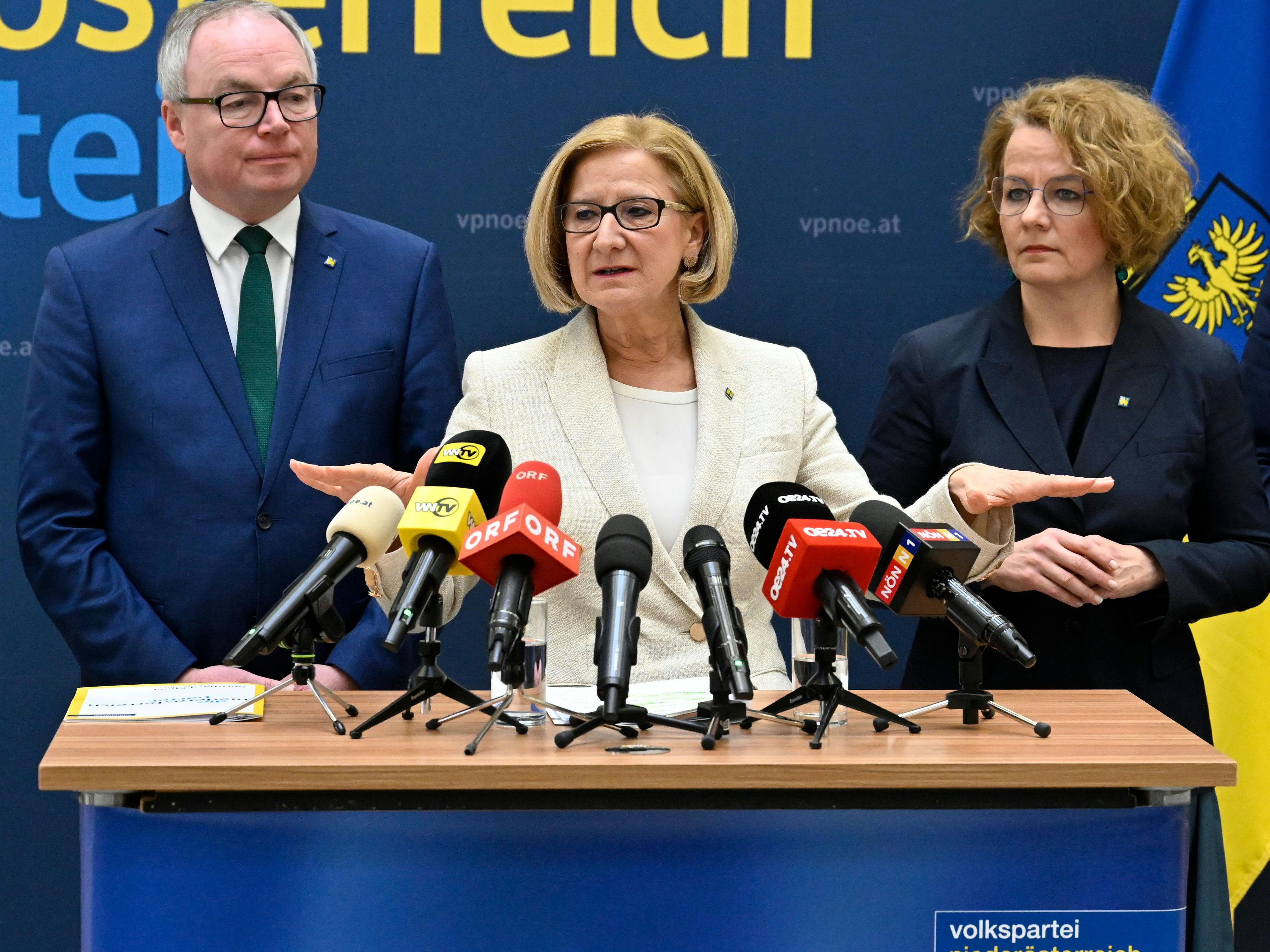 Regierungsteam nach Ansicht von NÖ-Landeshauptfrau Mikl-Leitner gut aufgestellt.