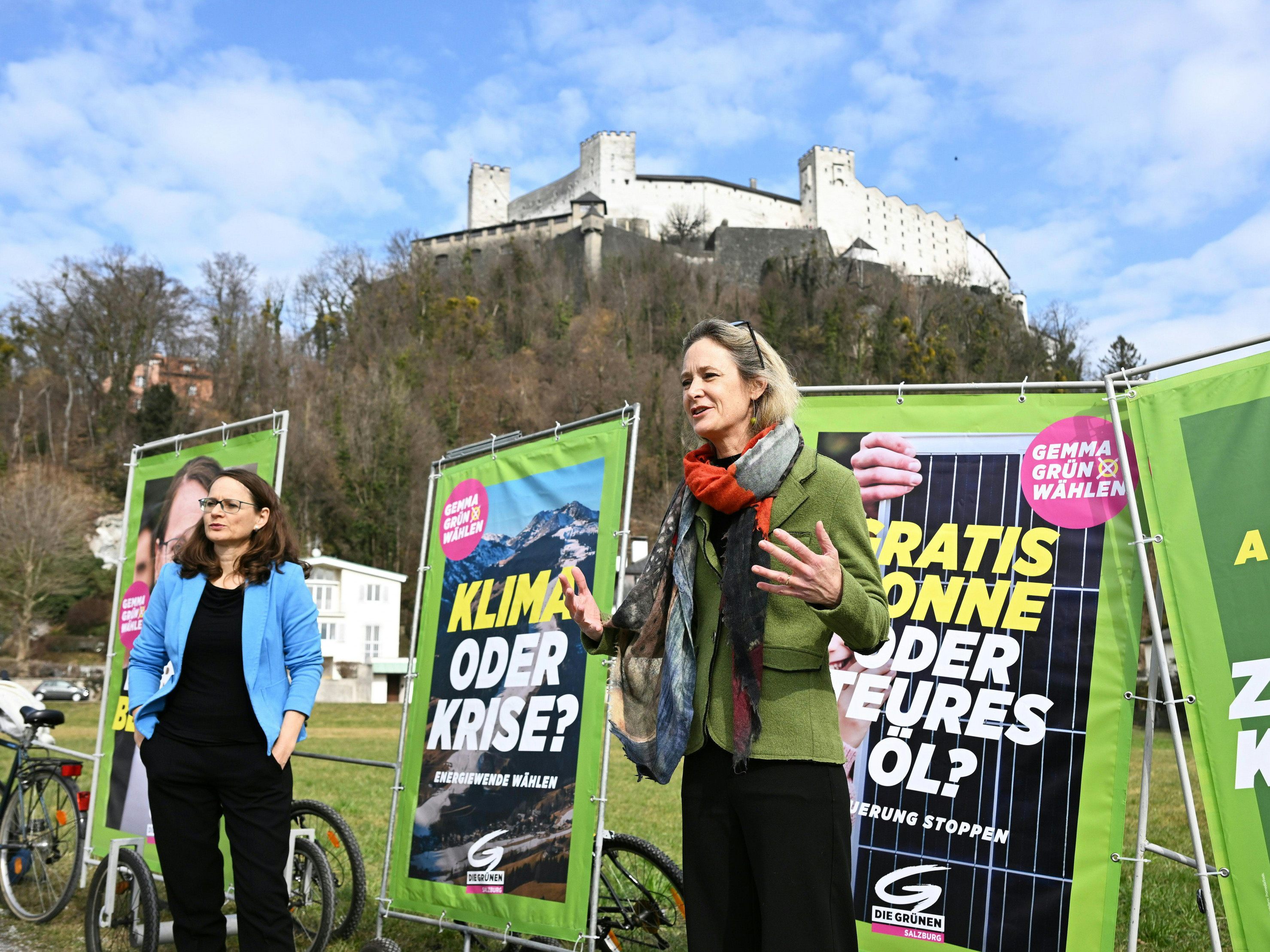 Die Grünen wollen die Koalition in Salzburg fortsetzen. Die Grünen wollen die Koalition in Salzburg fortsetzen.