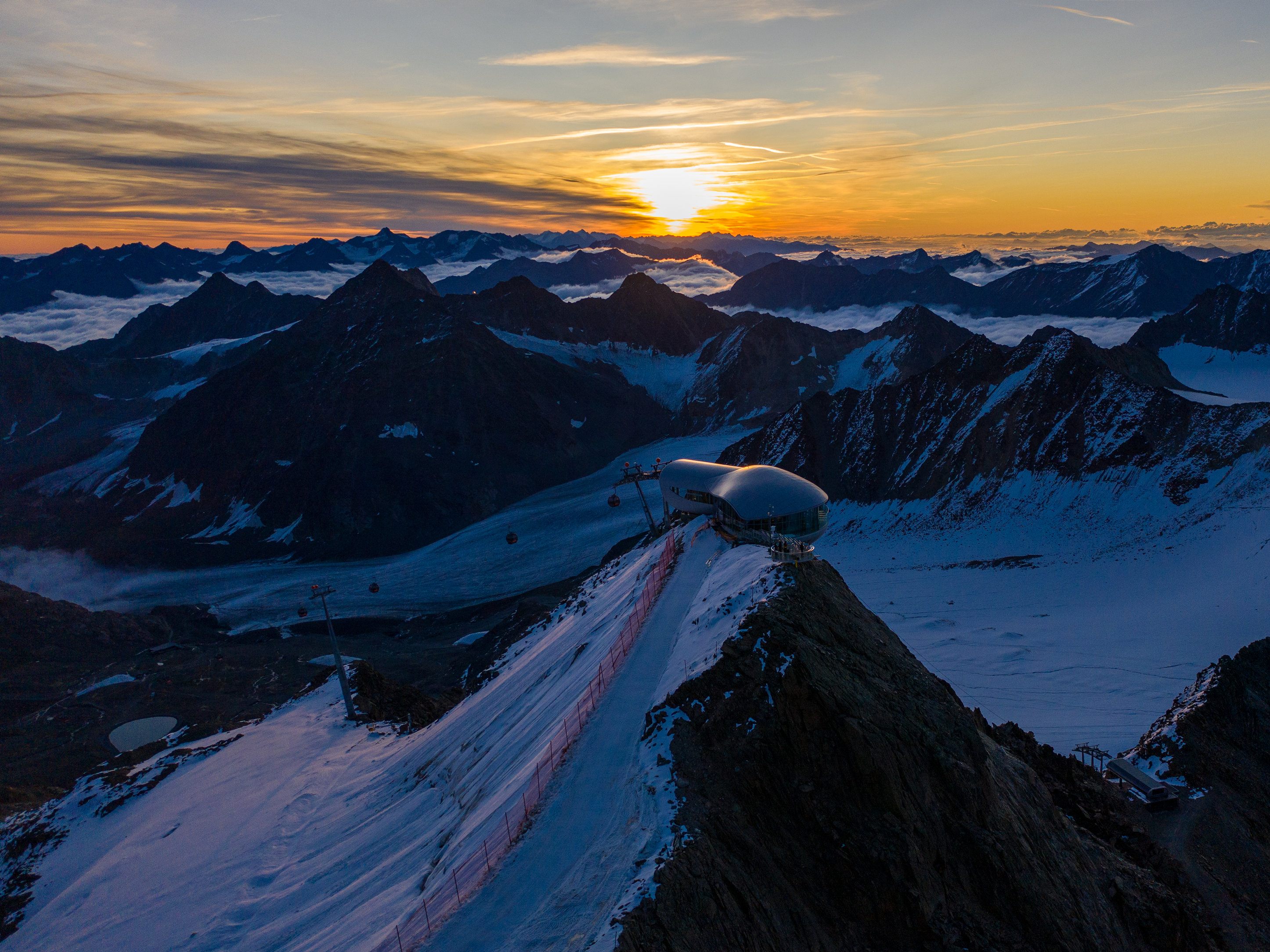 Der Pitztaler Gletscher plant einen Liftanlagen-Ausbau. Der Pitztaler Gletscher plant einen Liftanlagen-Ausbau.