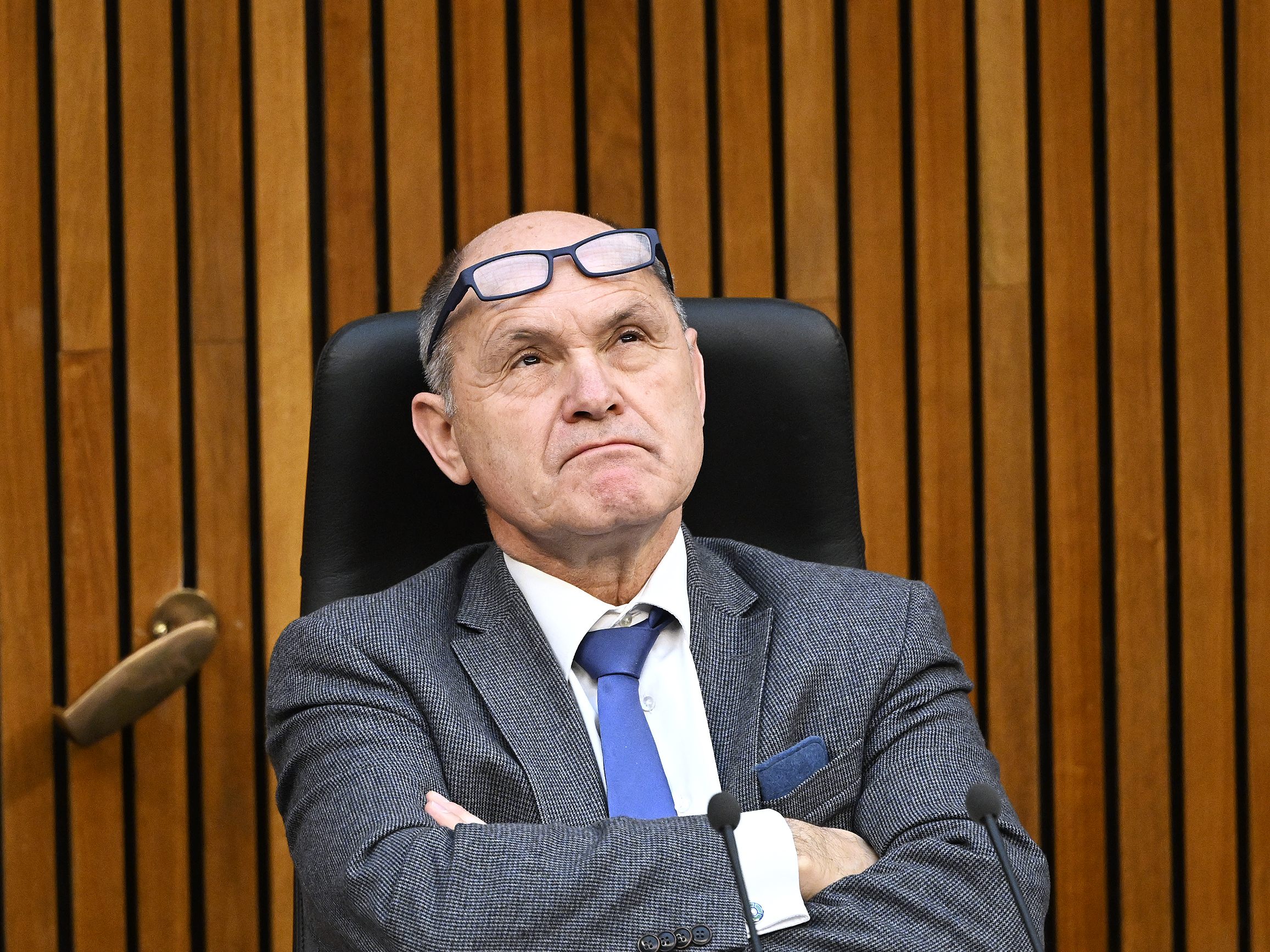 Wolfgang Sobotka übermittelte den vorläufigen Schlussbericht im U-Ausschuss. Wolfgang Sobotka übermittelte den vorläufigen Schlussbericht im U-Ausschuss.