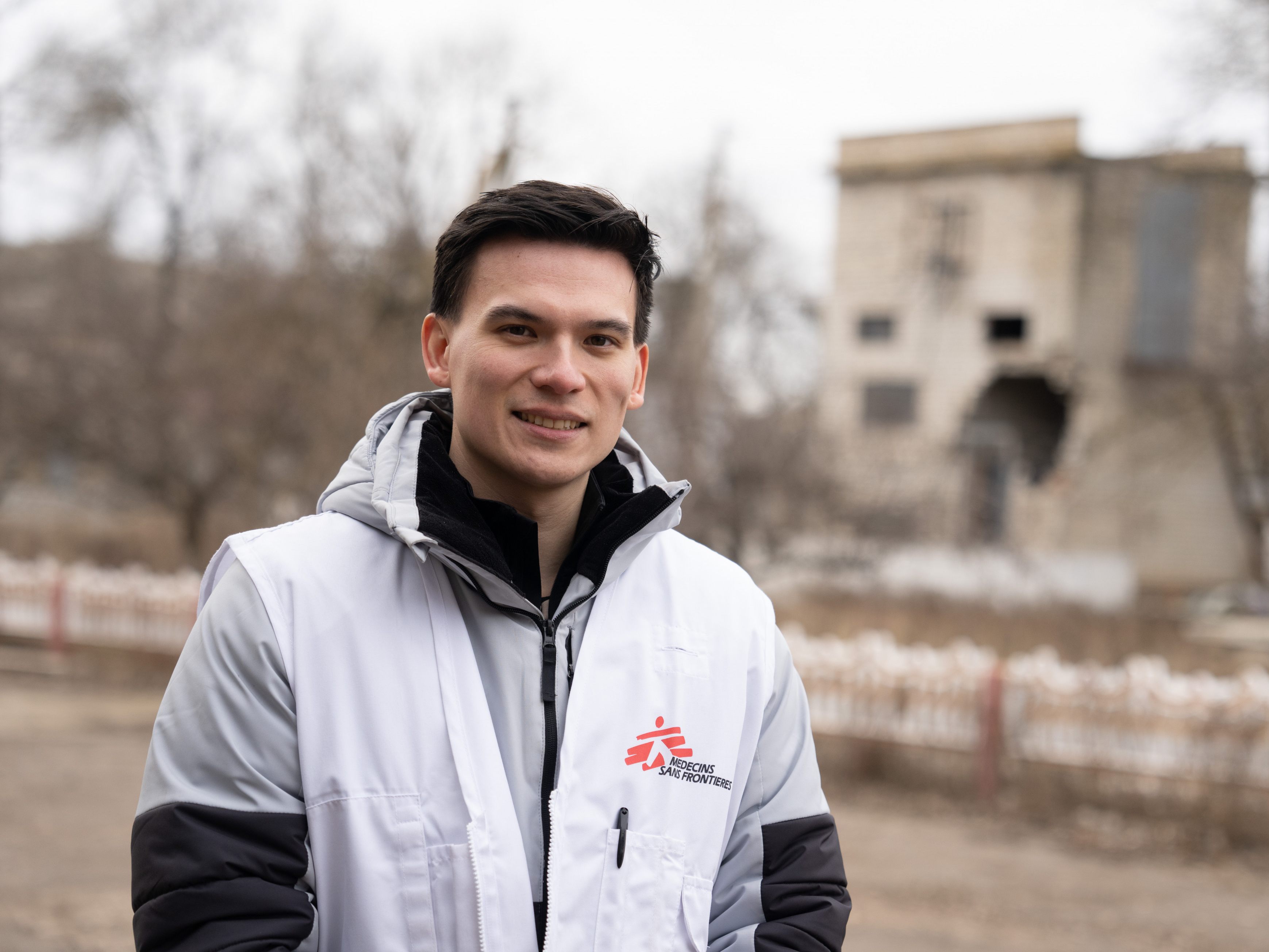 Der Wiener Daniel Uy ist gerade für Ärzte ohne Grenzen als Arzt in der Ukraine tätig.