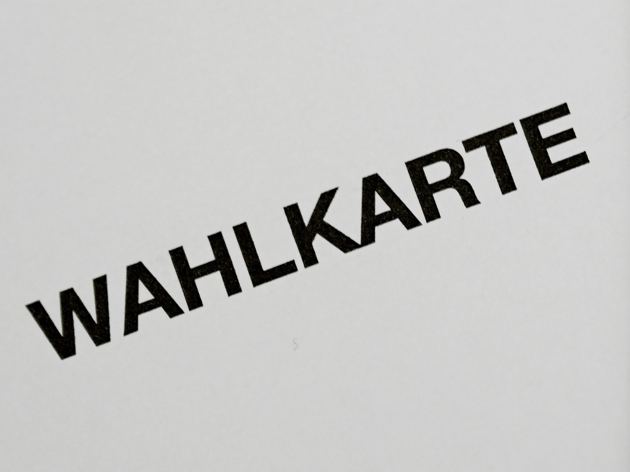 Briefwähler müssen sich jetzt rasch Wahlkarten besorgen. Briefwähler müssen sich jetzt rasch Wahlkarten besorgen.