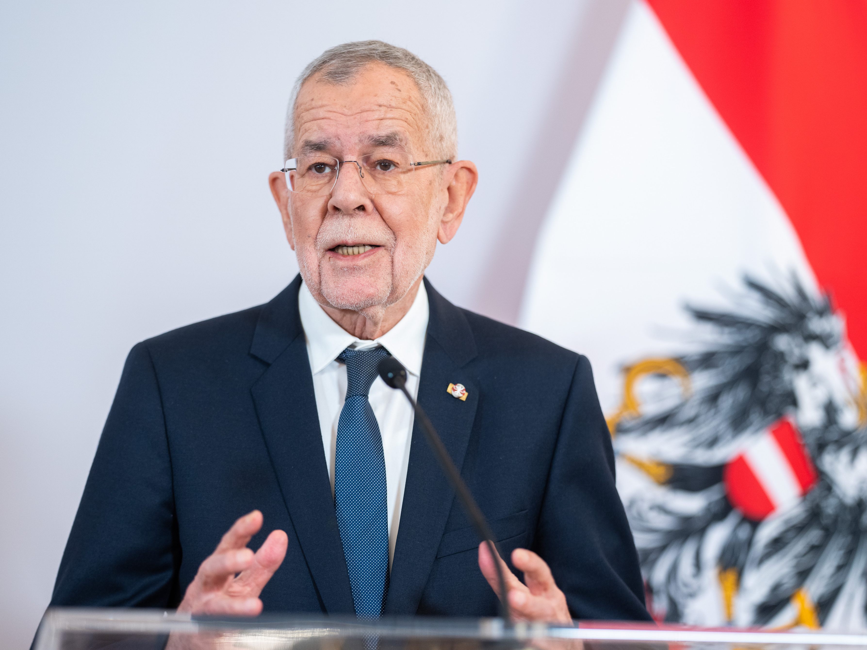 Van der Bellen betonte Österreichs Haltung zum russischen Angriffskrieg in der Ukraine.
