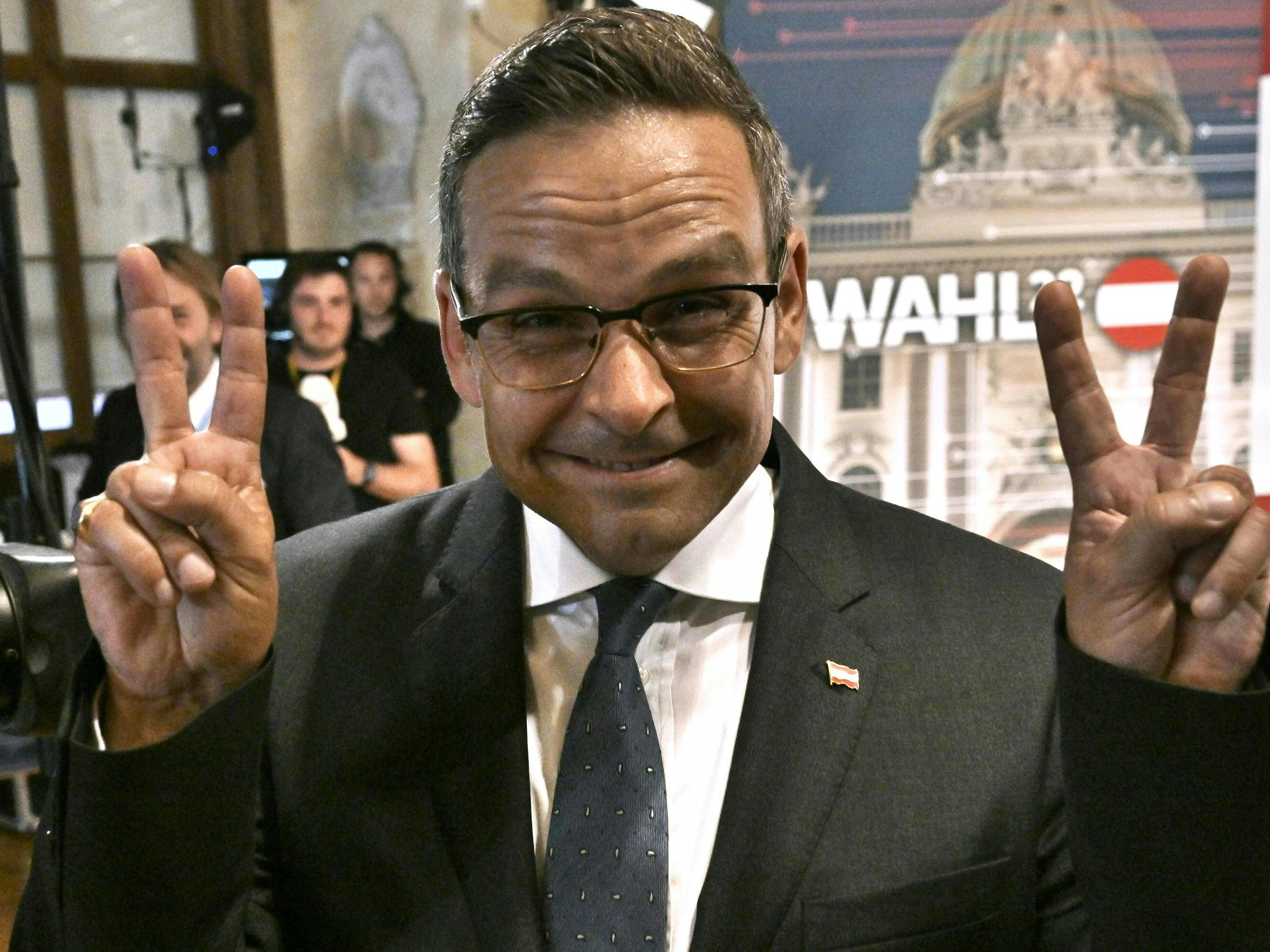 Gerald Grosz kandidierte 2022 für die Präsidentschaft. Gerald Grosz kandidierte 2022 für die Präsidentschaft.