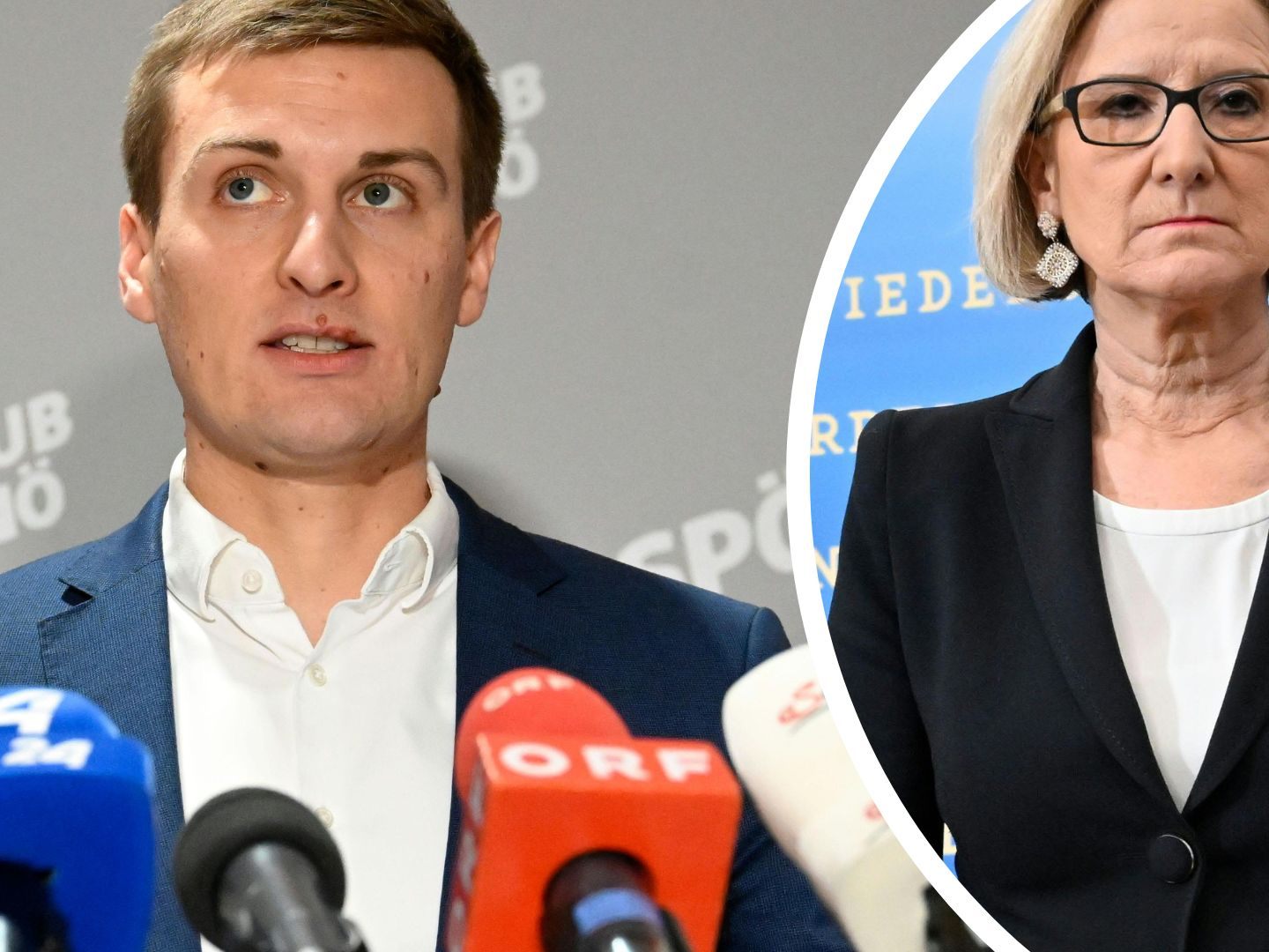 Die Gespräche zwischen ÖVP und SPÖ finden am Dienstag statt.