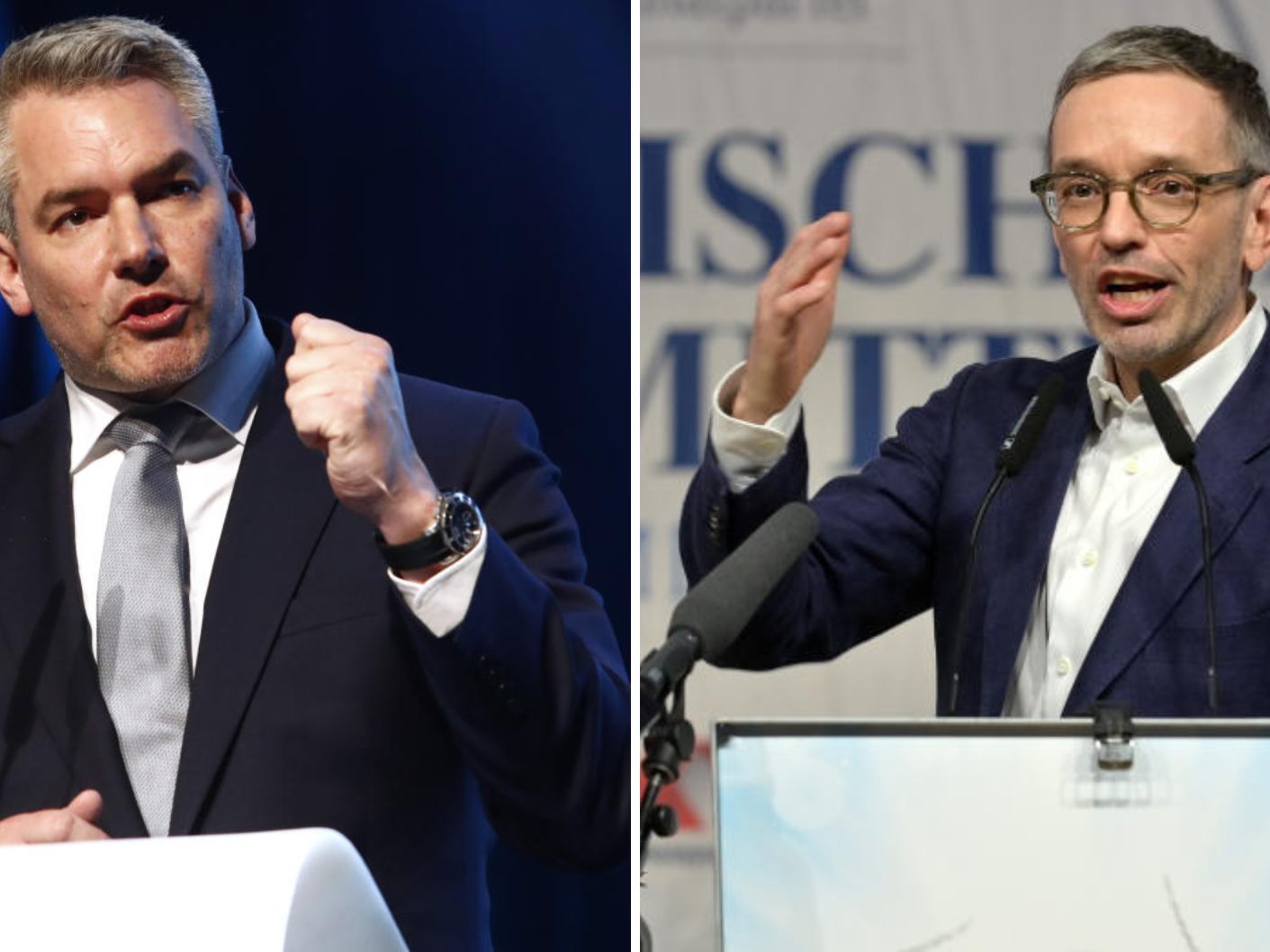 Nehammer kritisiert die FPÖ am Jahrestag des Beginns des Ukraine-Kriegs scharf. Nehammer kritisiert die FPÖ am Jahrestag des Beginns des Ukraine-Kriegs scharf.