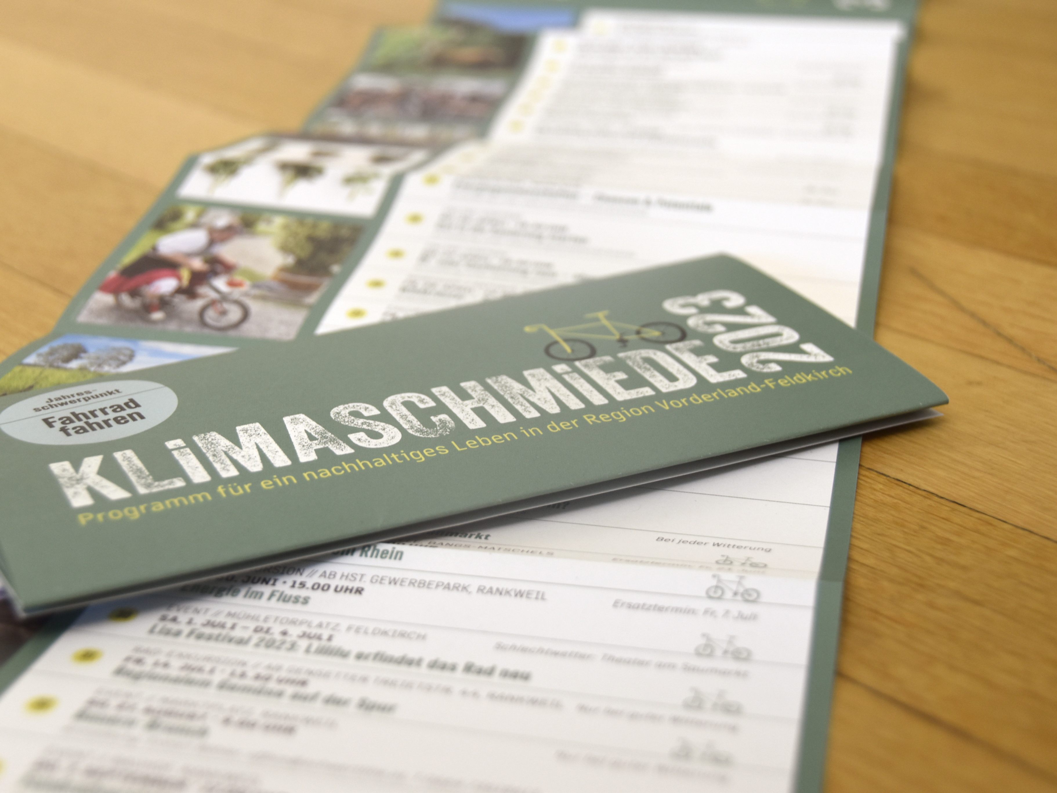Das Programm zur Klimaschmiede 2023.
