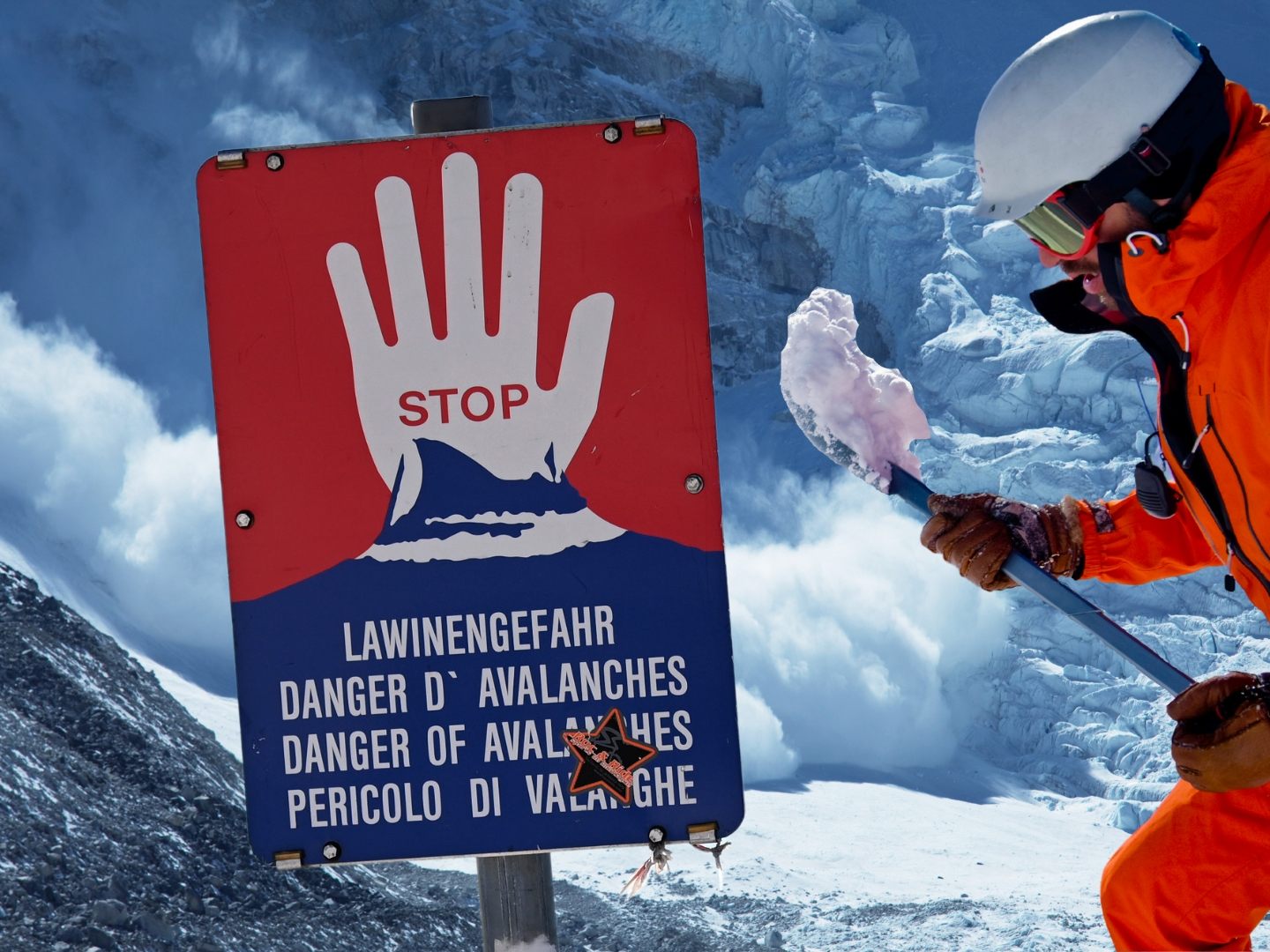 Große Lawinengefahr in Vorarlberg. Große Lawinengefahr in Vorarlberg.