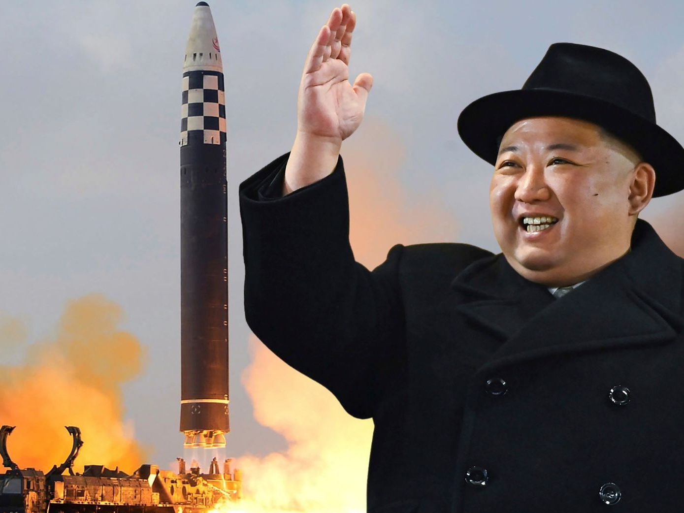 Kim Jong Und ist wieder auf Provokationskurs (Fotomontage).
